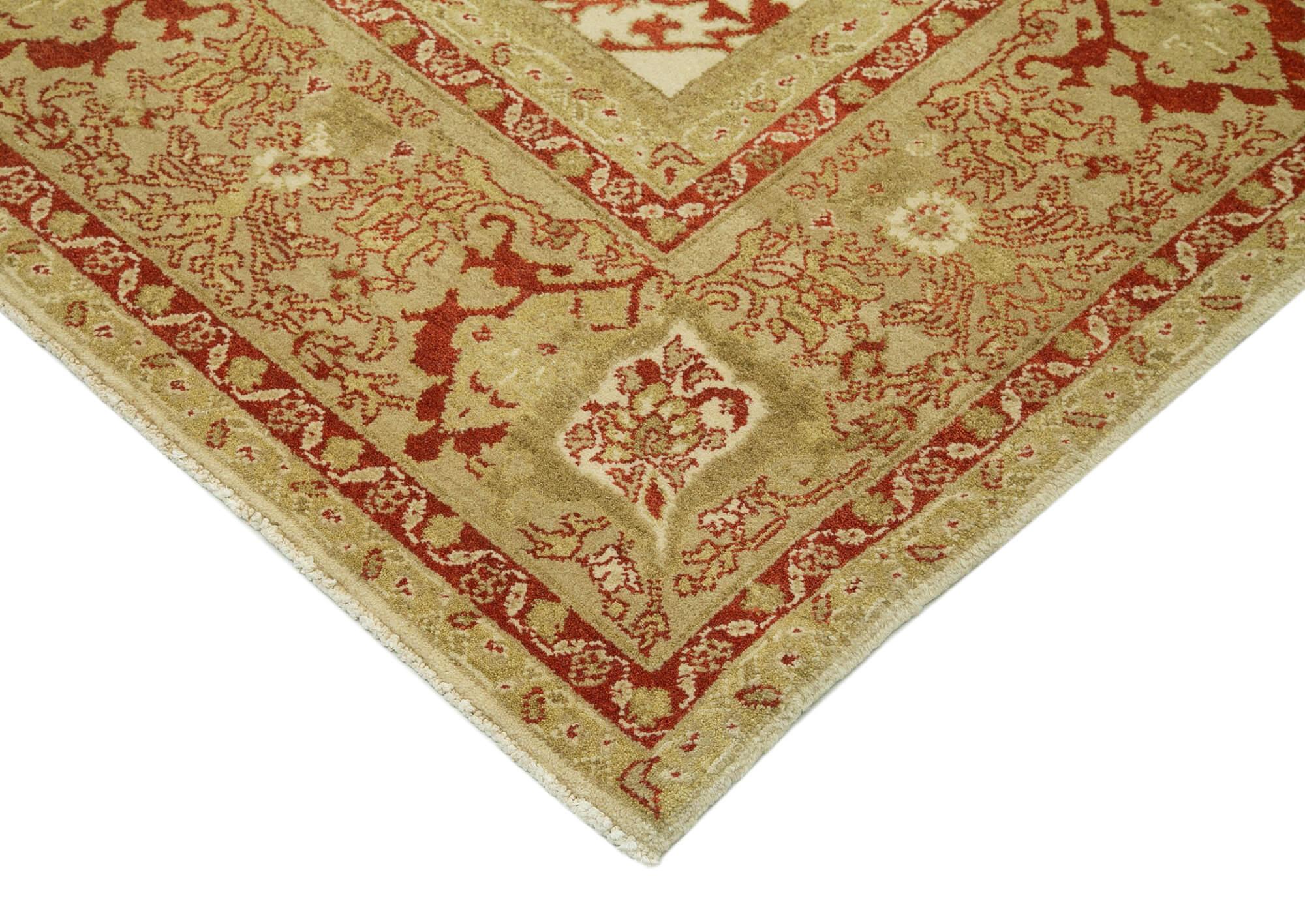 9 x 12 Beige Oushak Rug - 3399