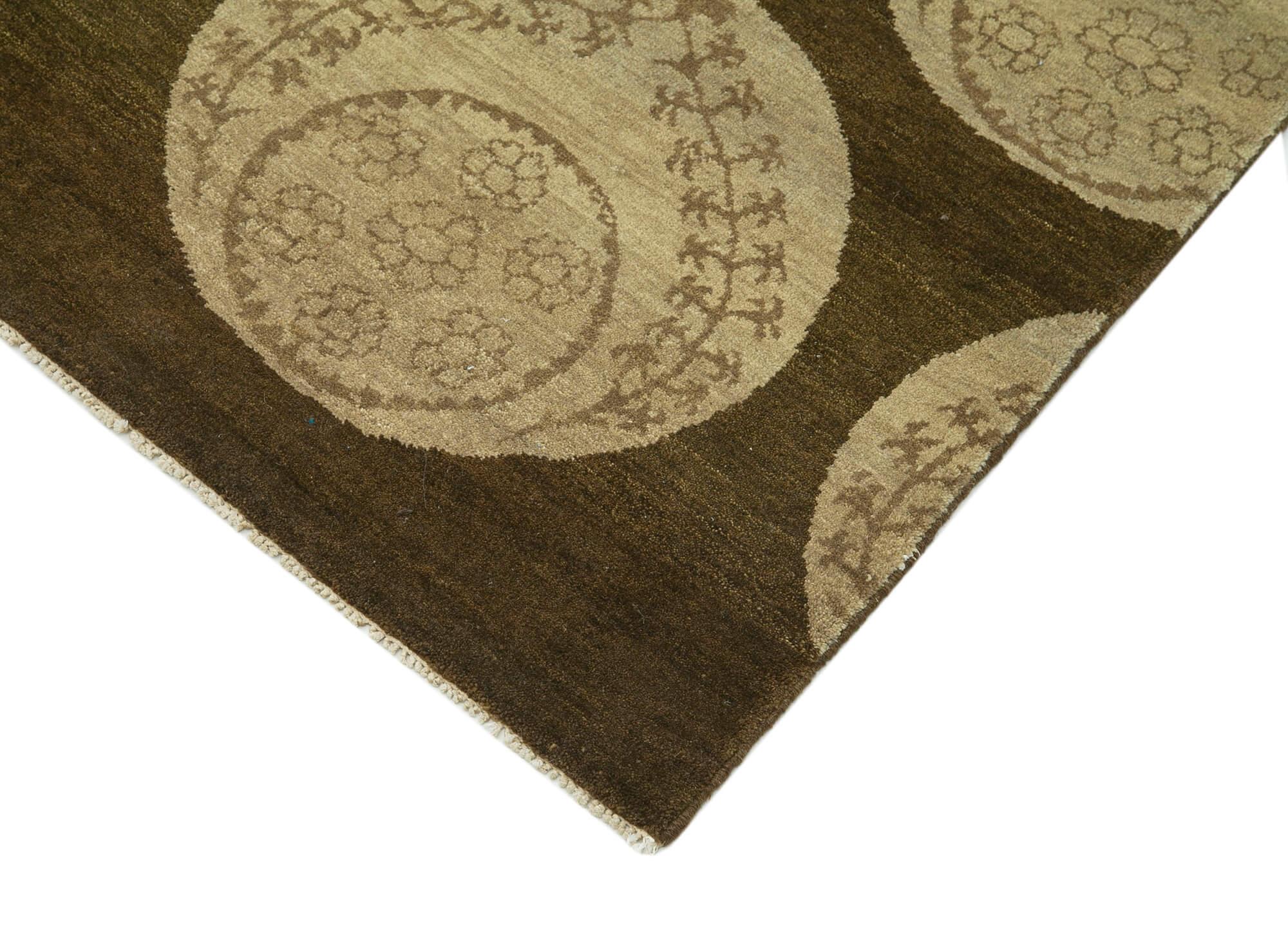 9 x 12 Brown Oushak Rug - 3401