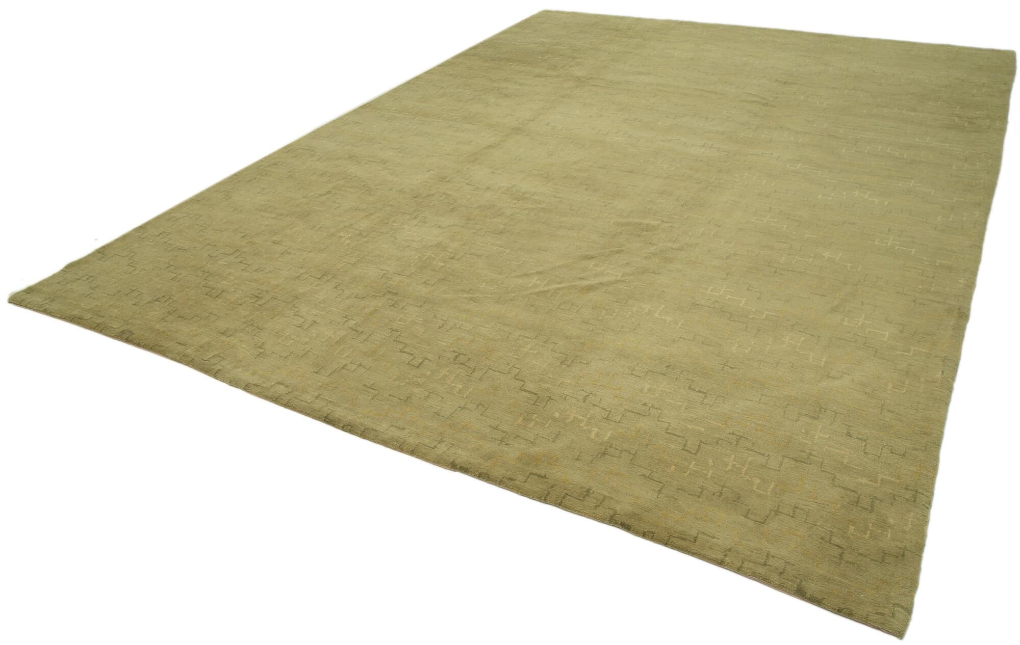 9 x 13 Beige Oushak Rug - 3404