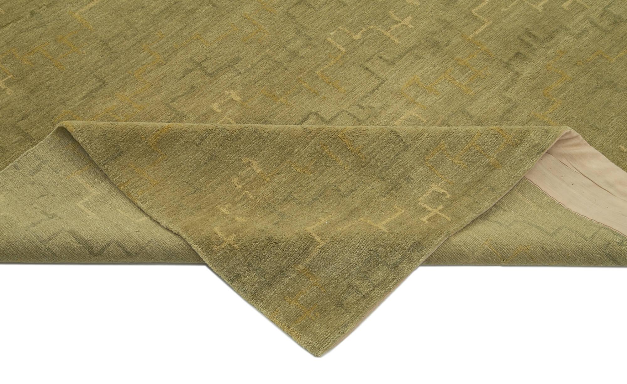 9 x 13 Beige Oushak Rug - 3404