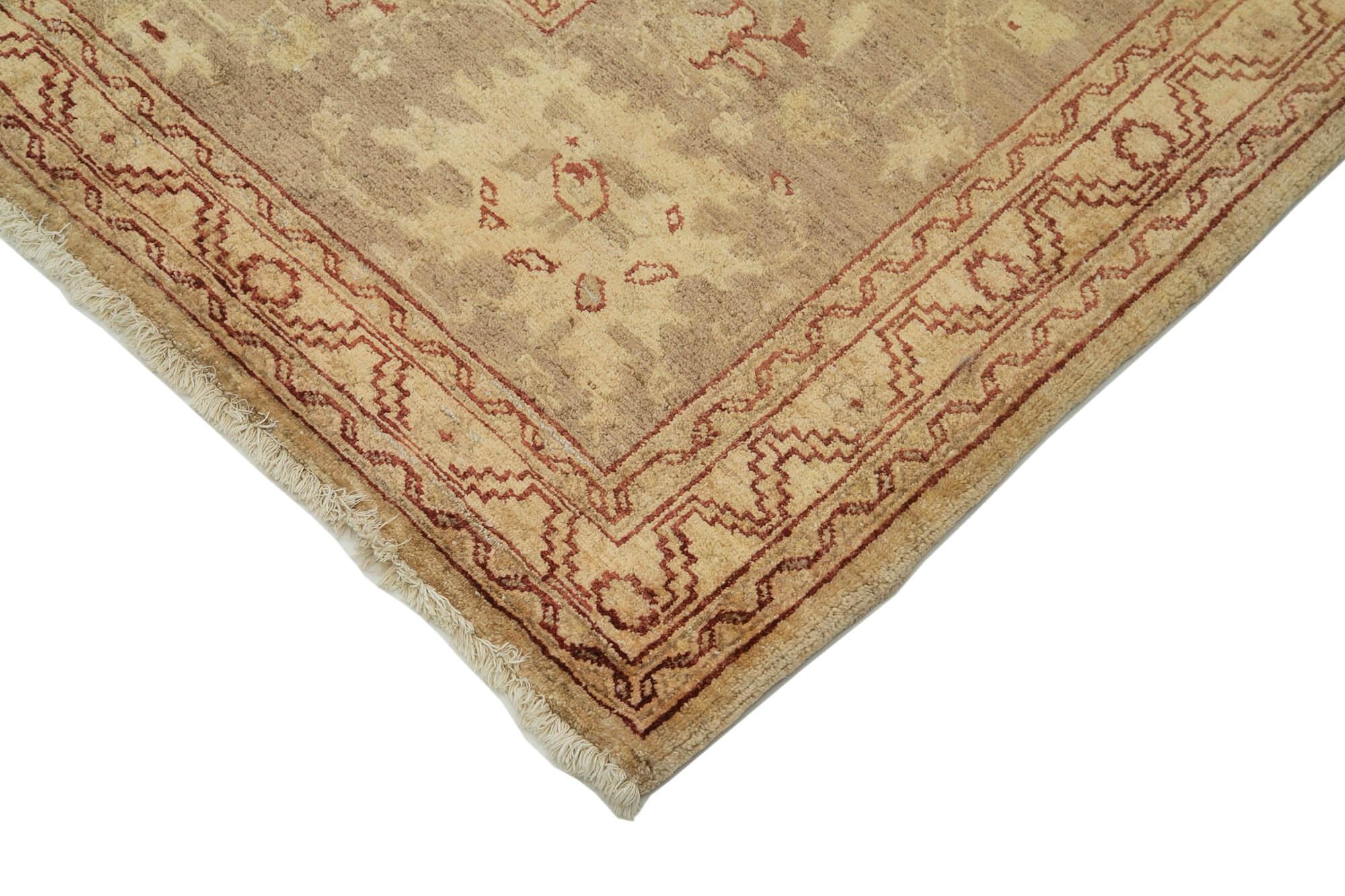 9 x 12 Beige Oushak Rug - 3413