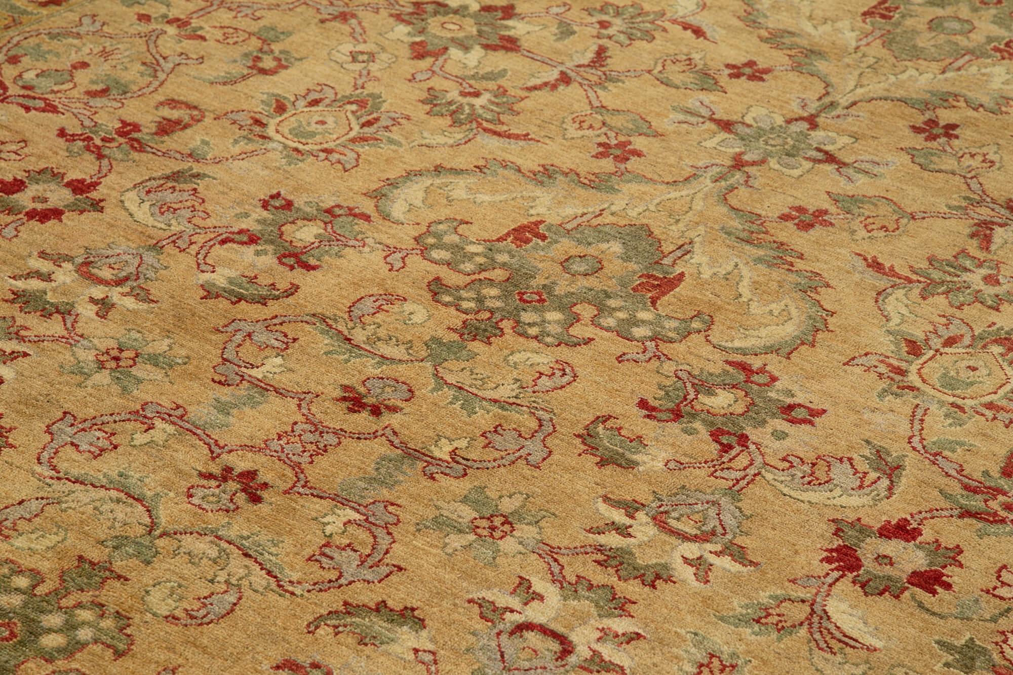 10 x 13 Brown Oushak Rug - 3414