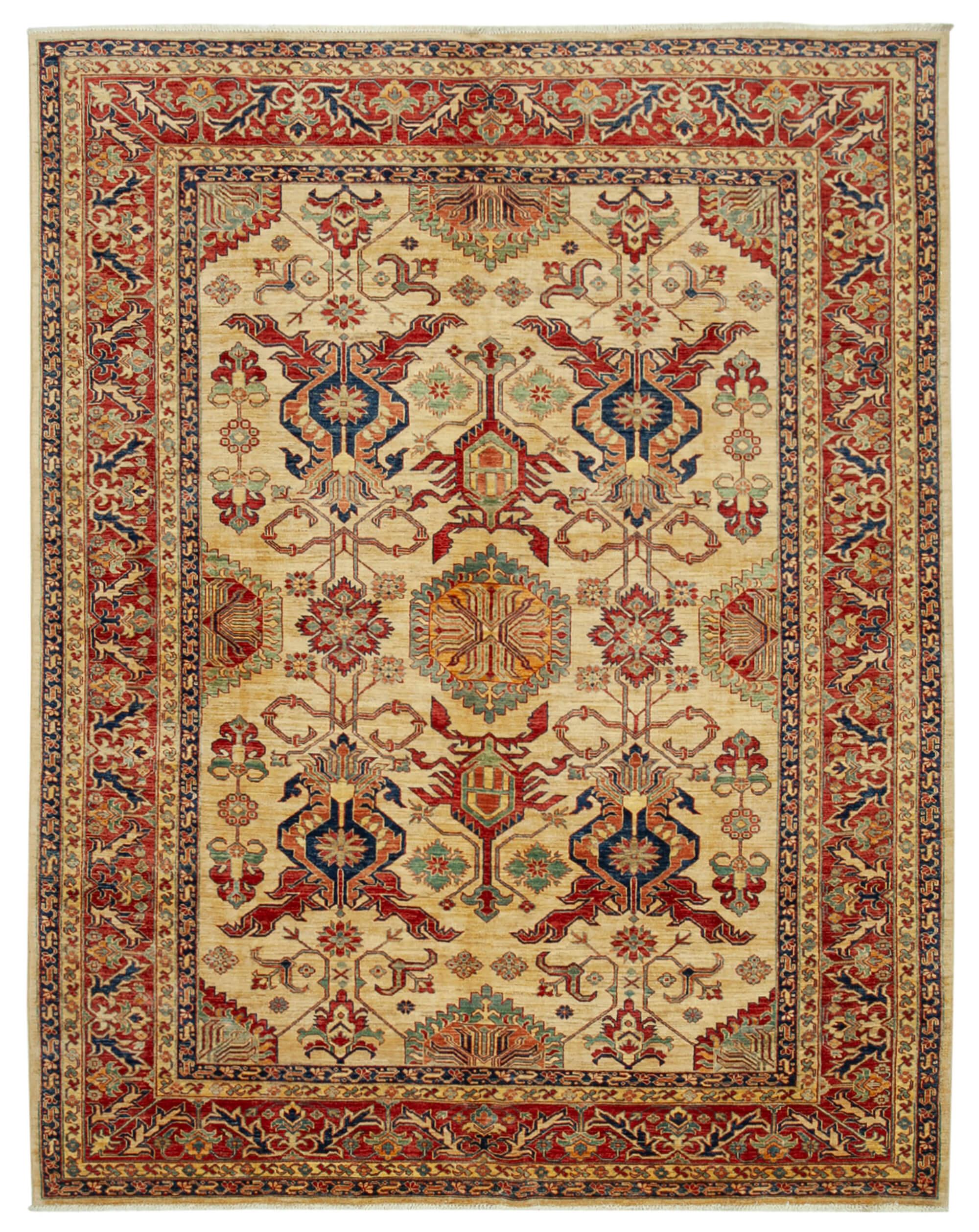 8 x 10 Red Oushak Rug - 3416