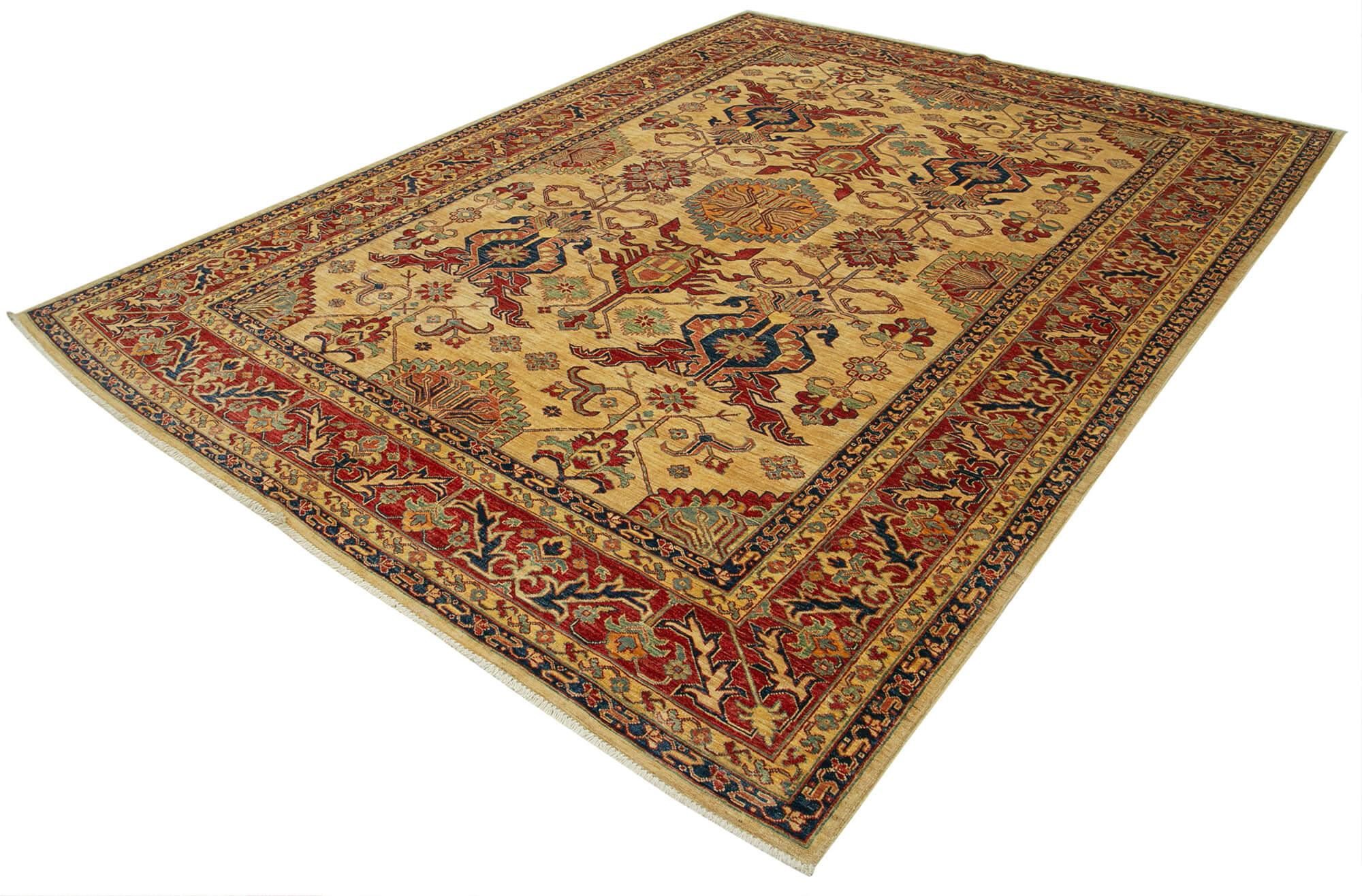 8 x 10 Red Oushak Rug - 3416