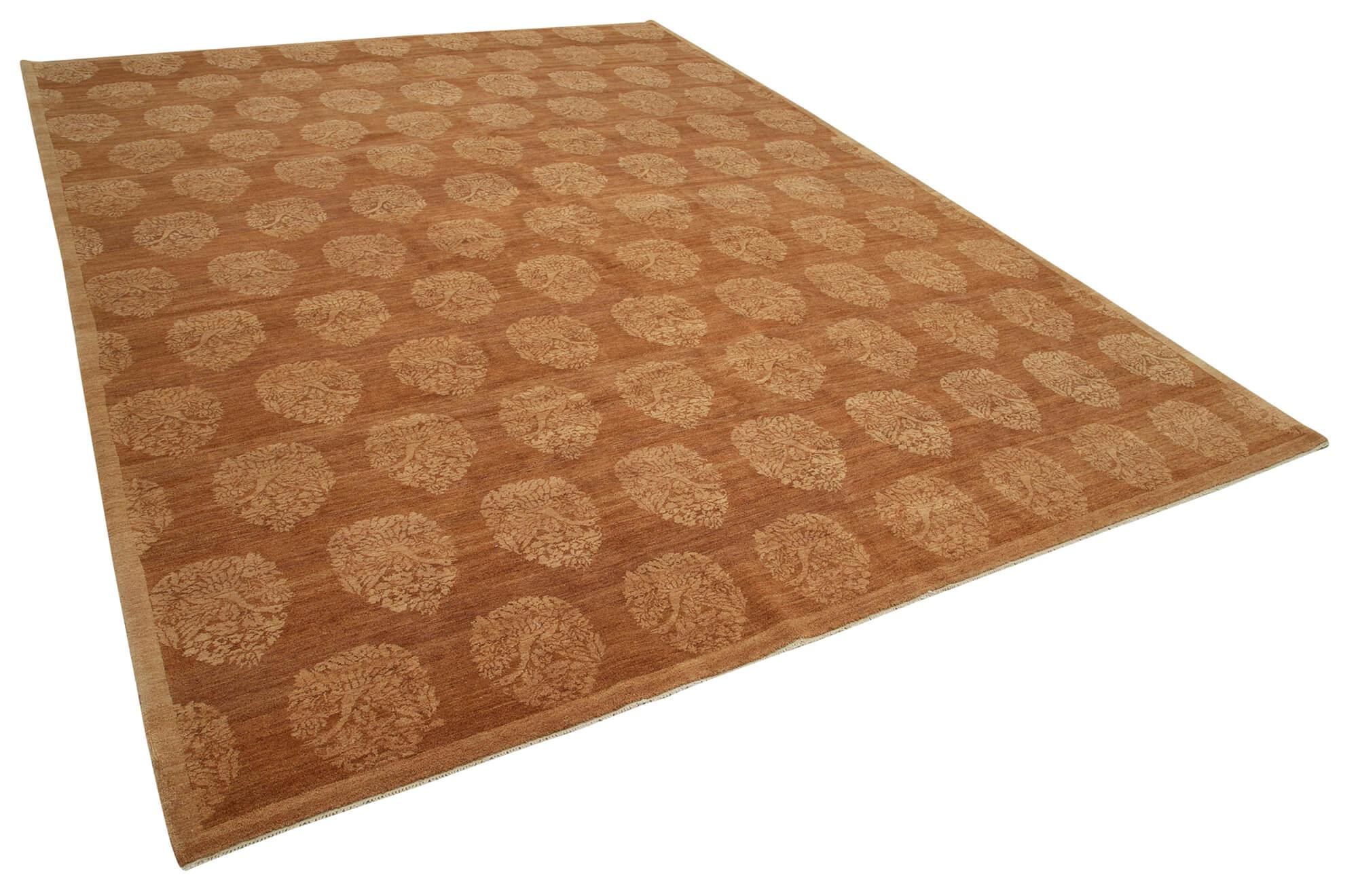 9 x 12 Red Oushak Rug - 3417