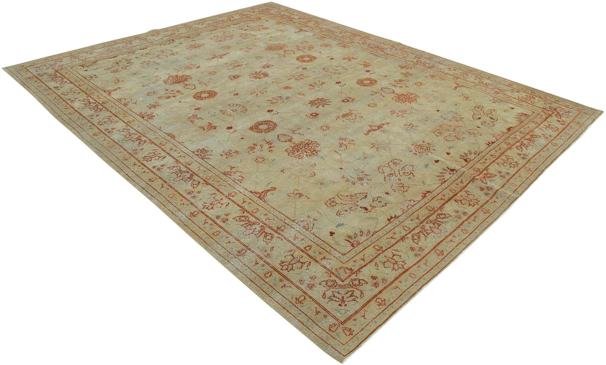 8 x 10 Beige Oushak Rug - 3423