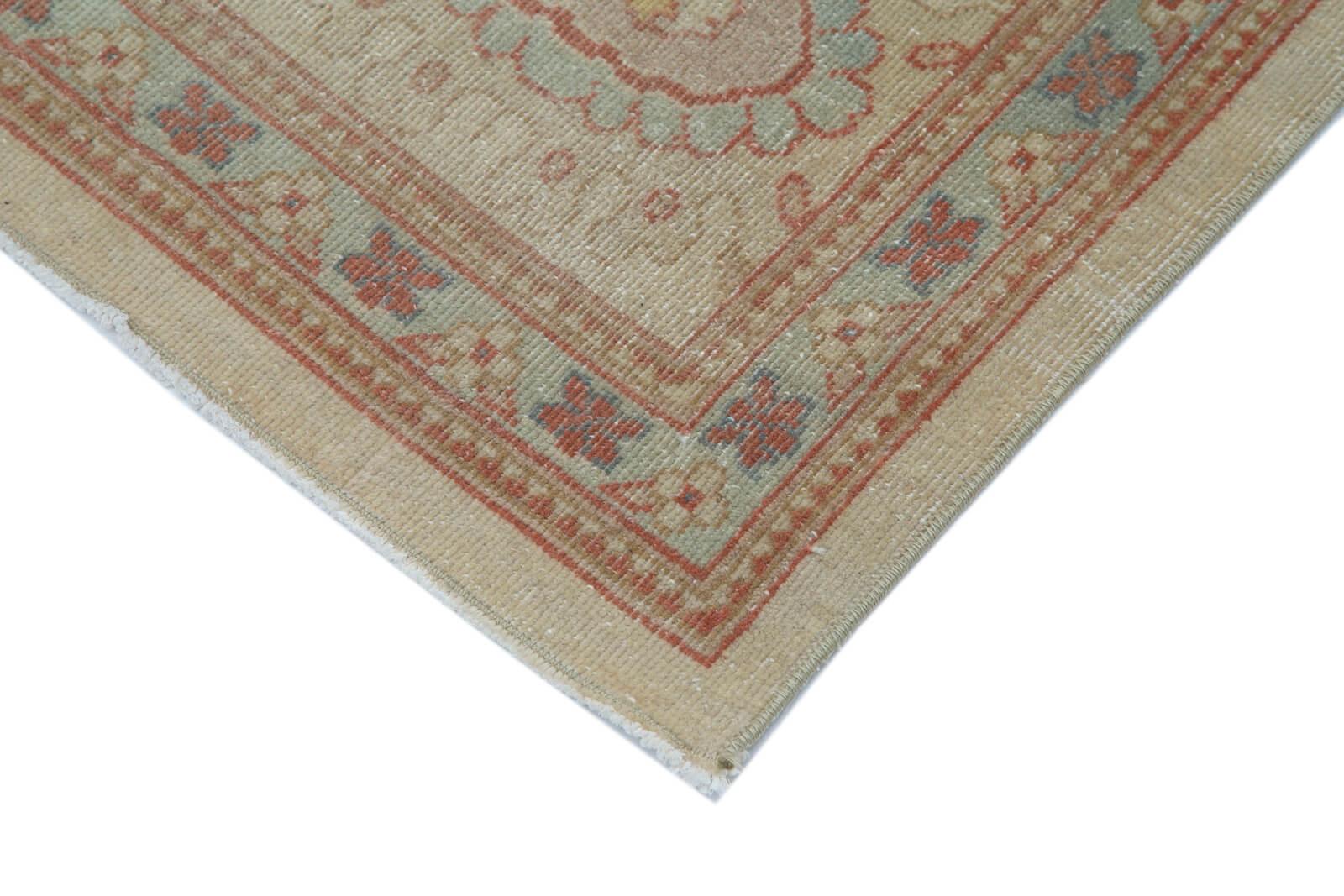 9 x 12 Beige Oushak Rug - 3424