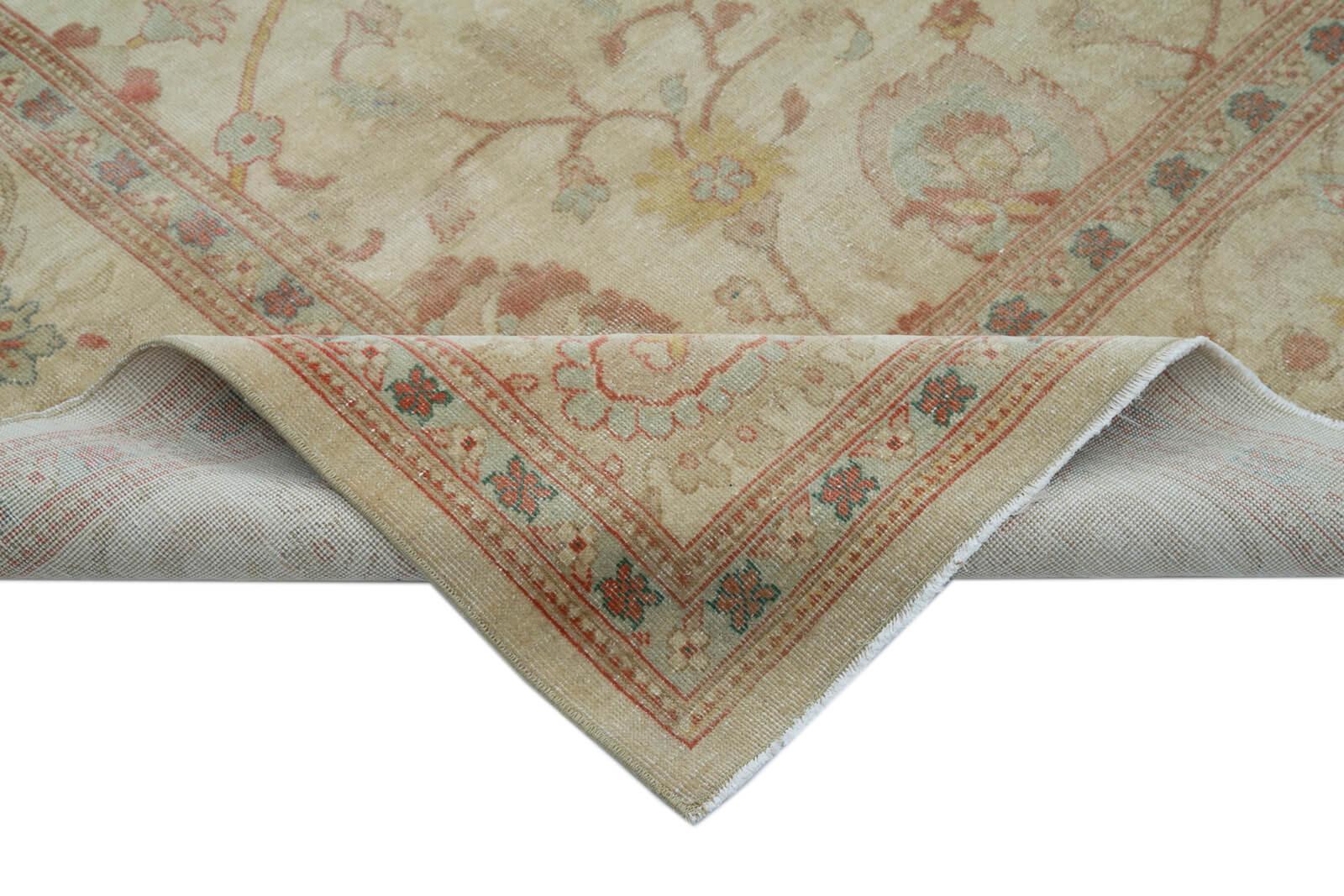 9 x 12 Beige Oushak Rug - 3424