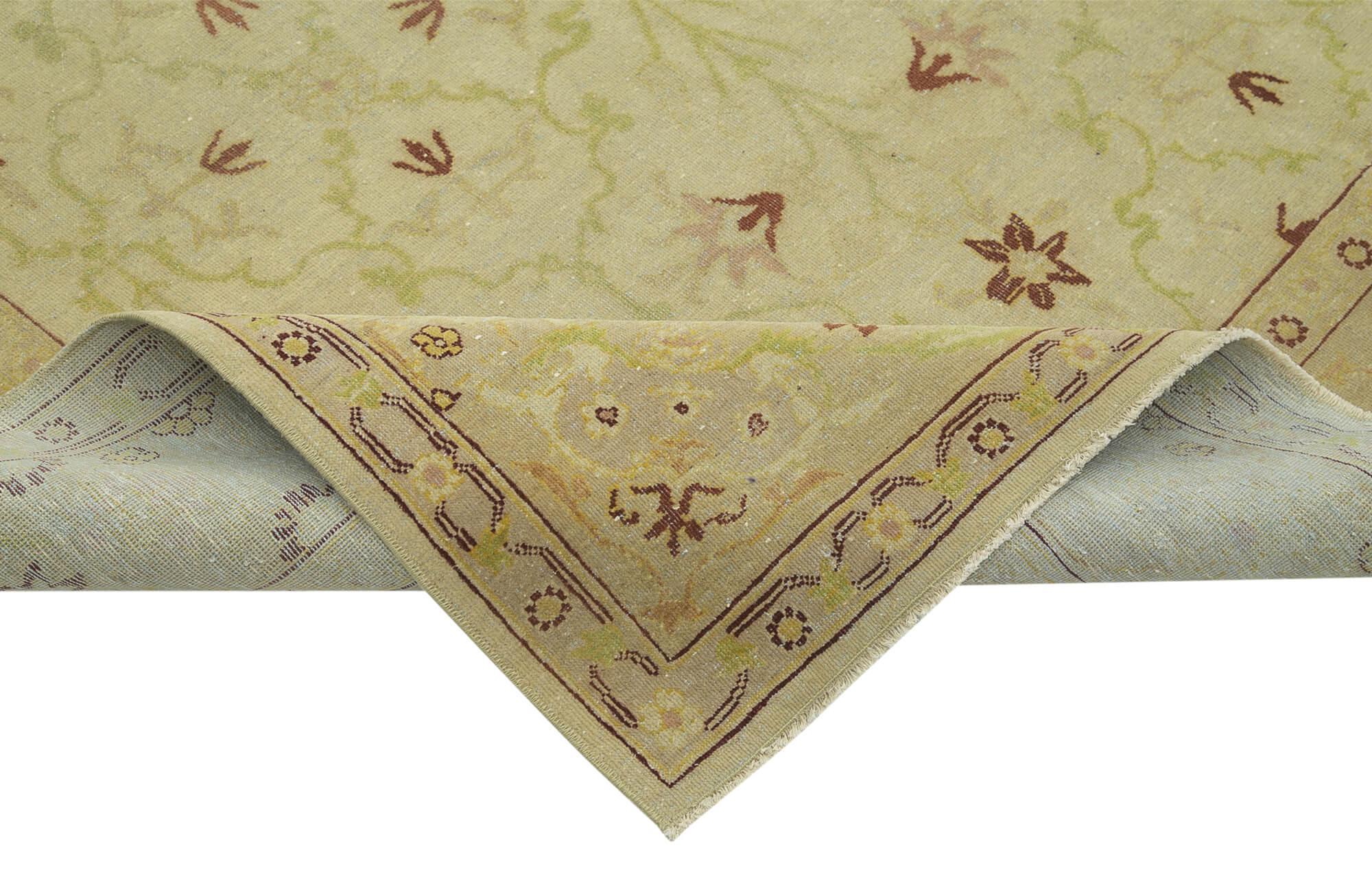 8 x 11 Beige Oushak Rug - 3426