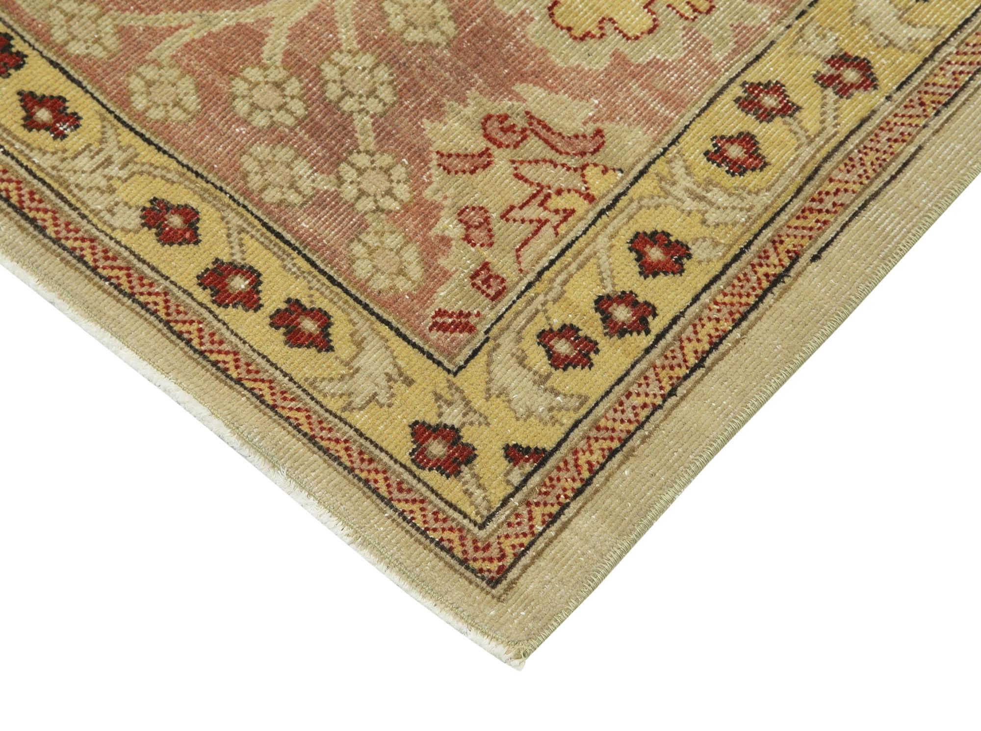 9 x 12 Beige Oushak Rug - 3427