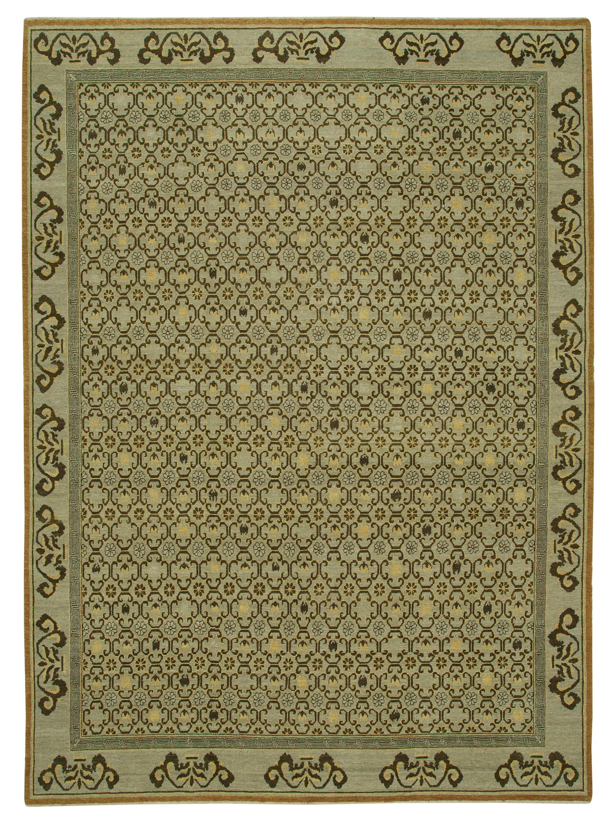 10 x 14 Grey Oushak Rug - 3437