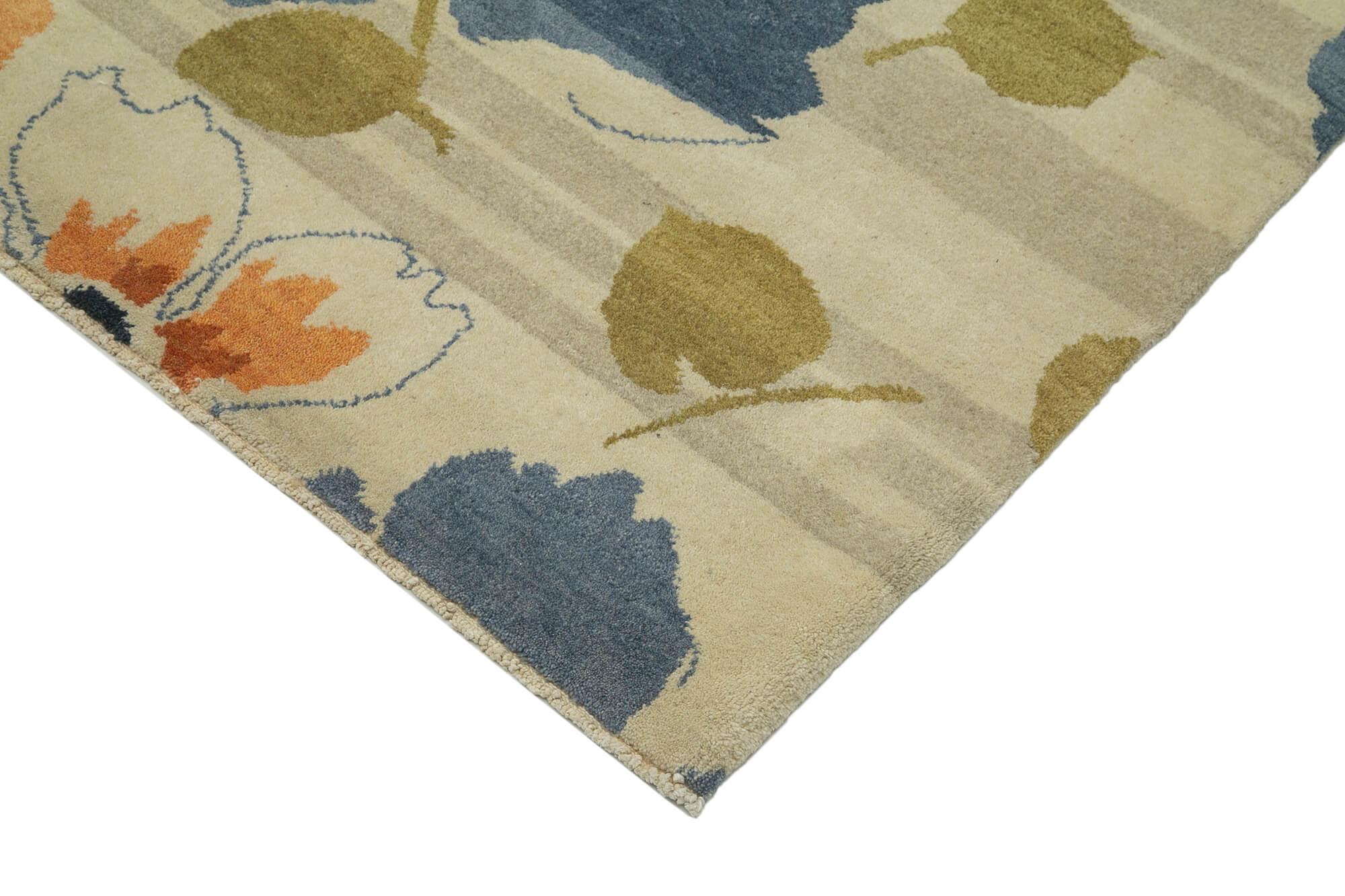 10 x 14 Beige Oushak Rug - 3438