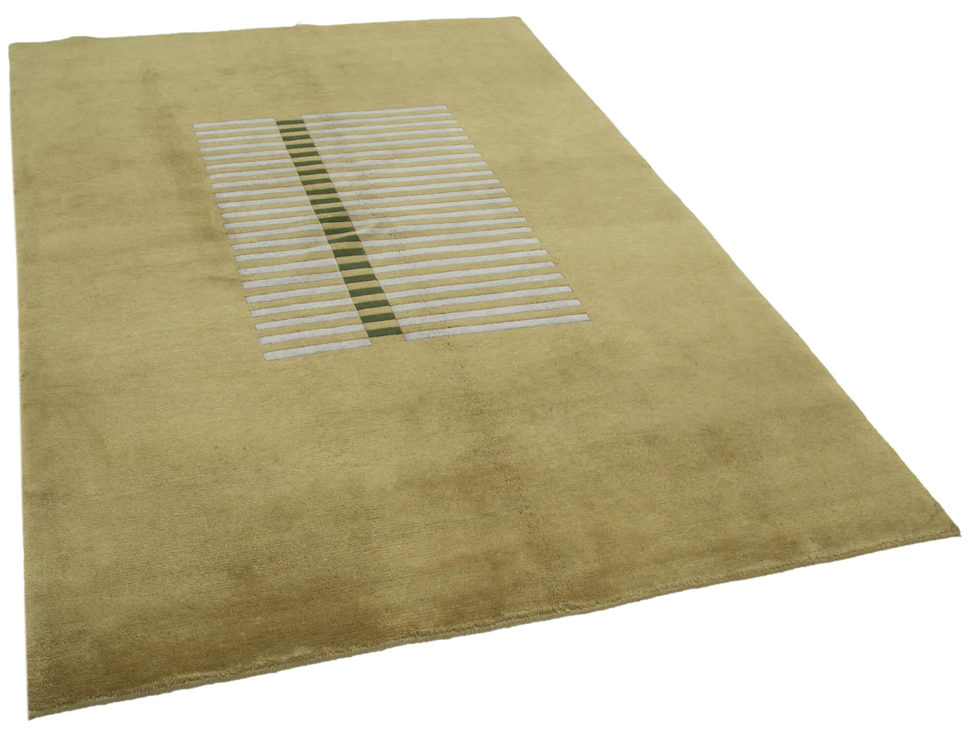 6 x 8 Yellow Oushak Rug - 3459