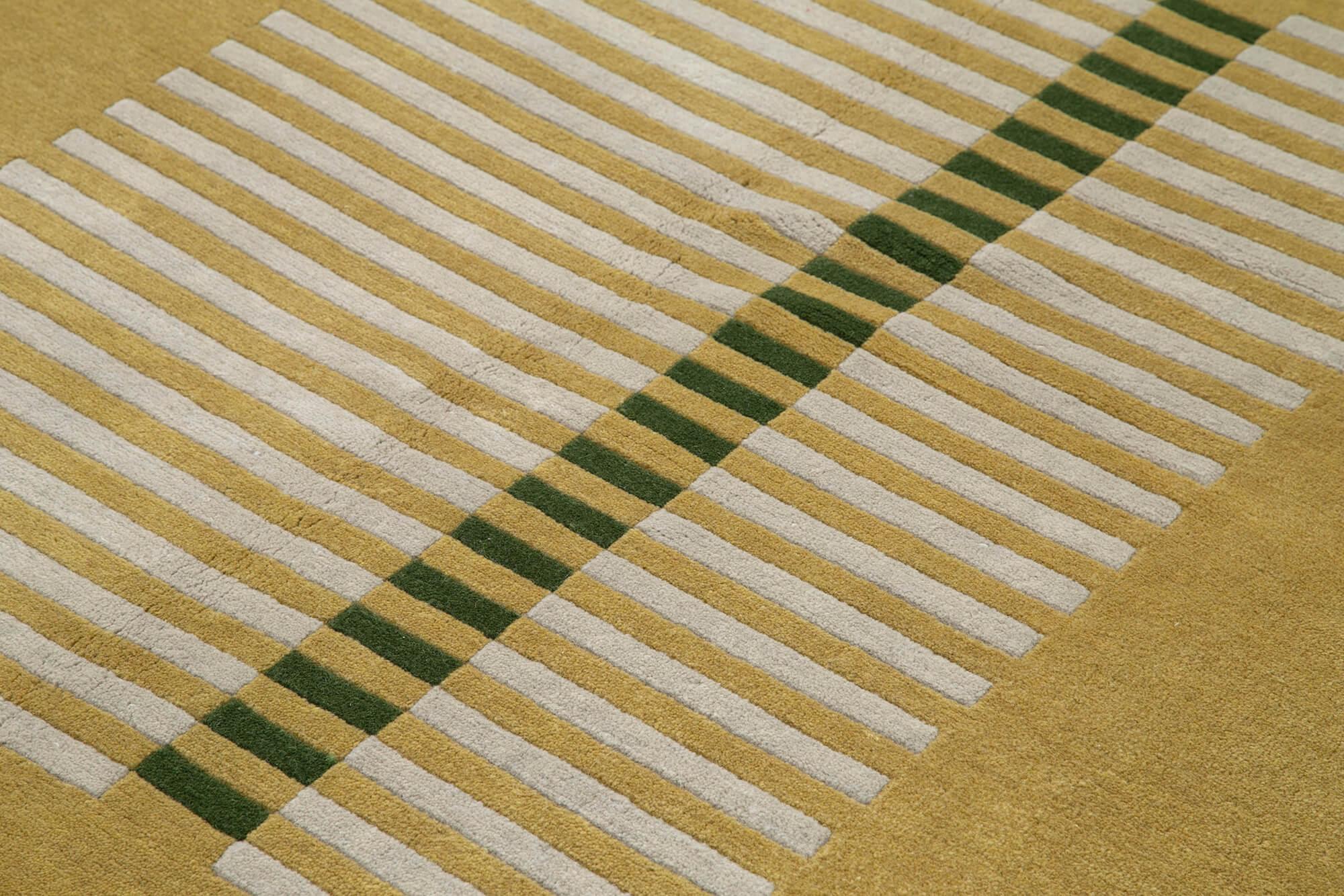 6 x 8 Yellow Oushak Rug - 3459