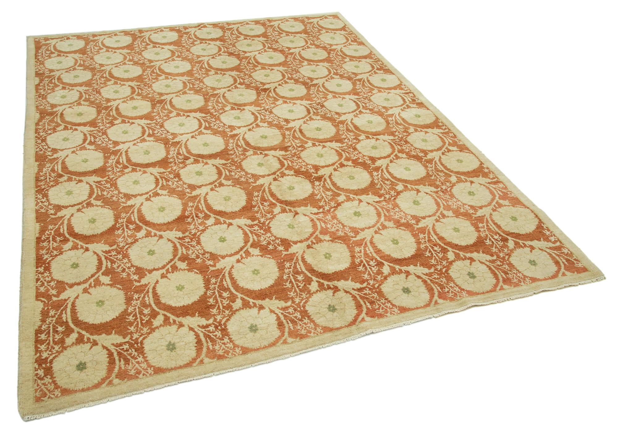 6 x 8 Beige Oushak Rug - 3461