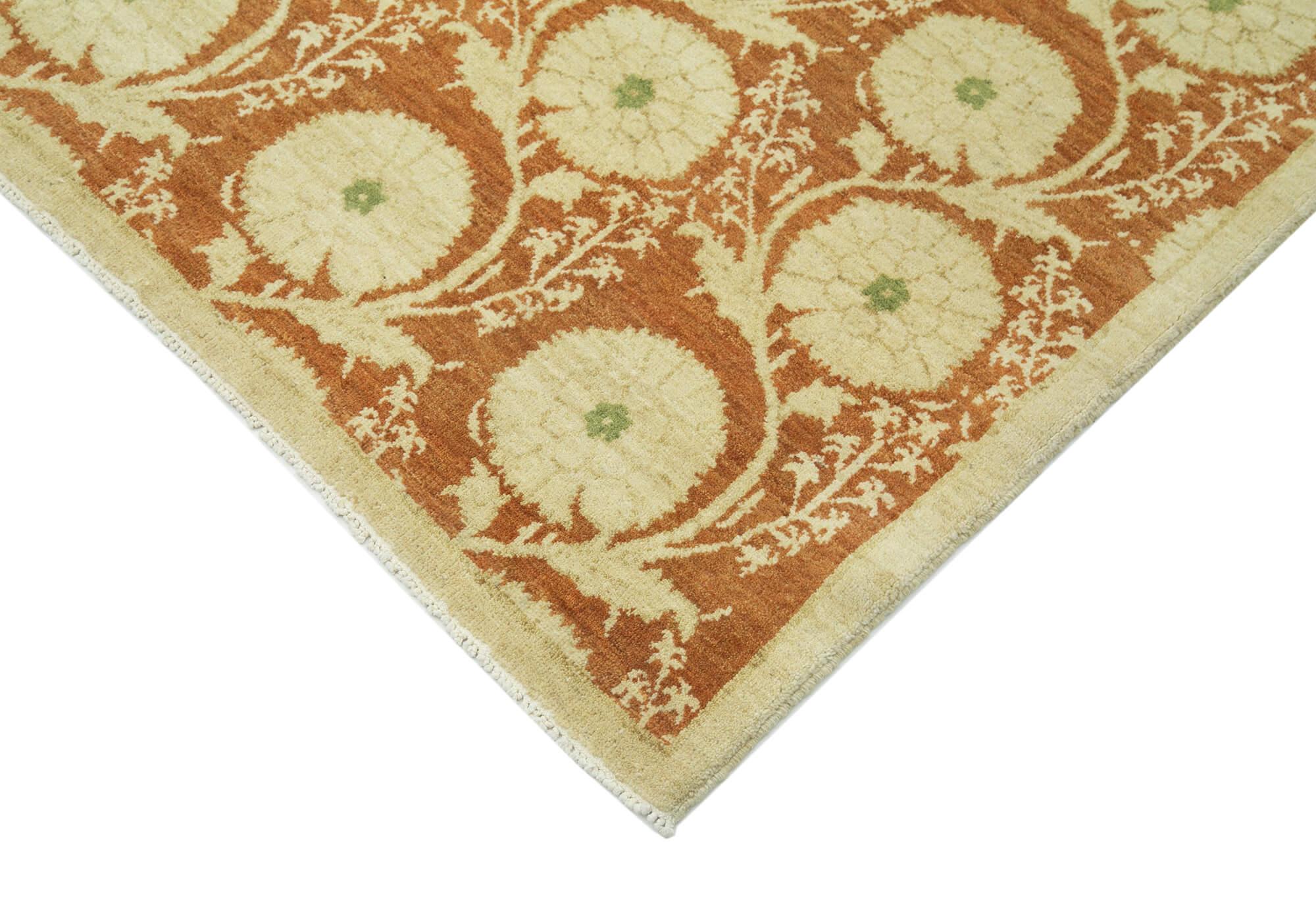 6 x 8 Beige Oushak Rug - 3461