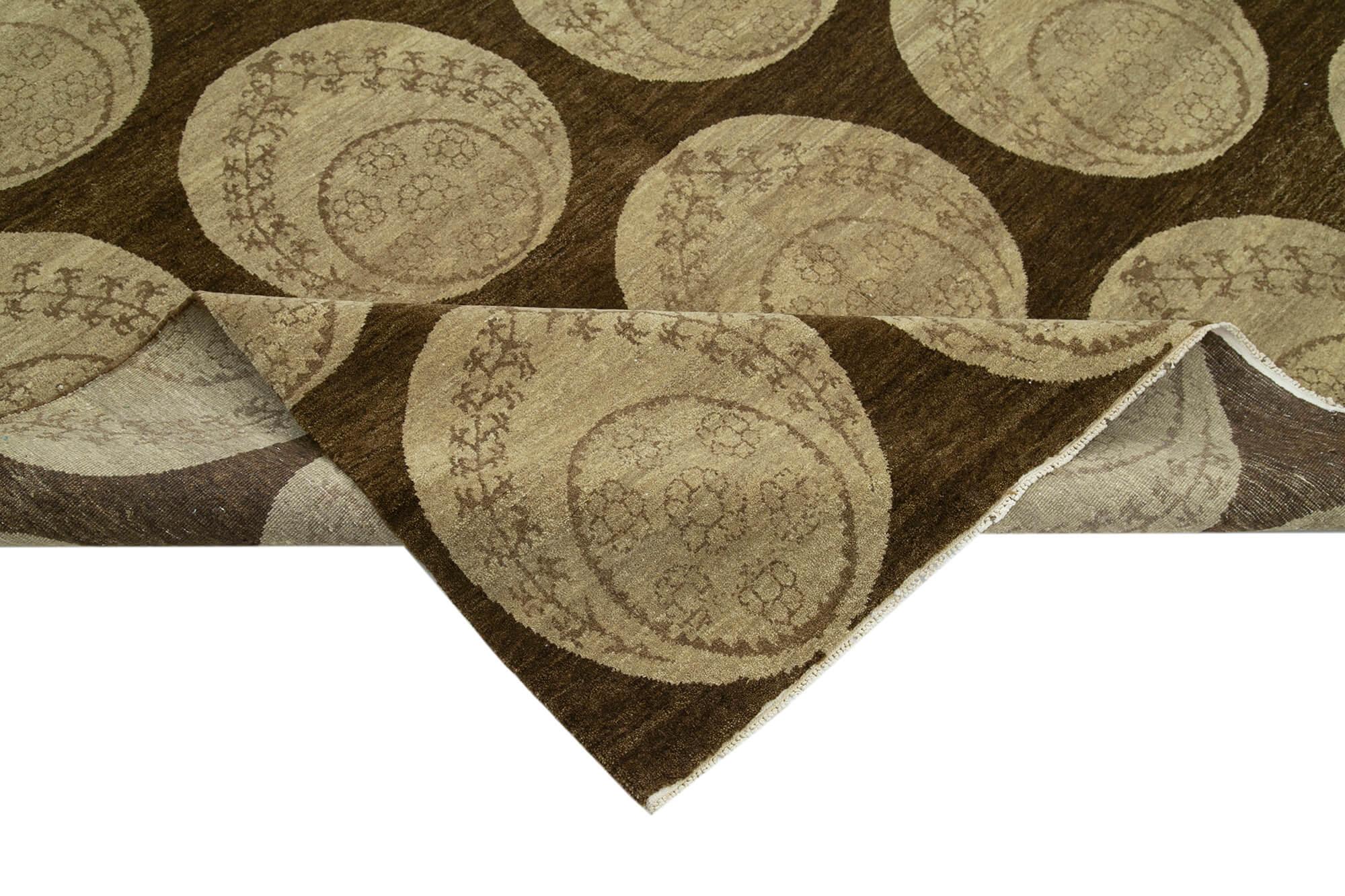 6 x 8 Brown Oushak Rug - 3463