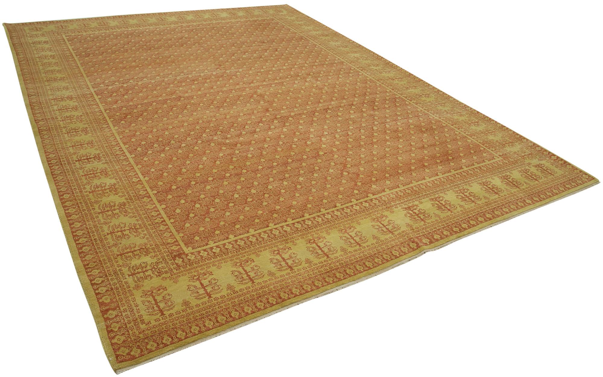 9 x 12 Red Oushak Rug - 3469