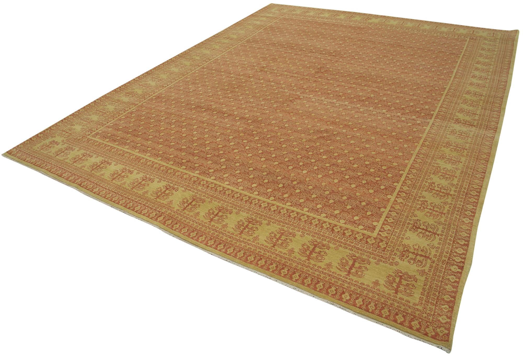 9 x 12 Red Oushak Rug - 3469