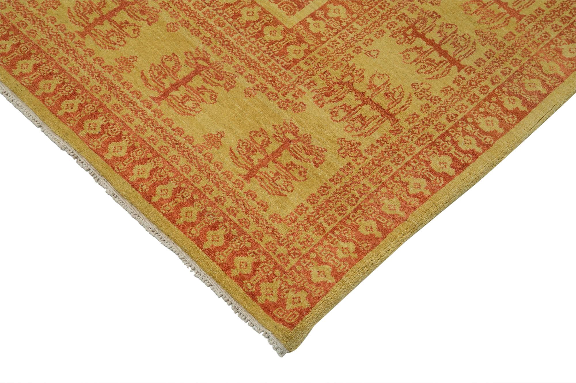 9 x 12 Red Oushak Rug - 3469