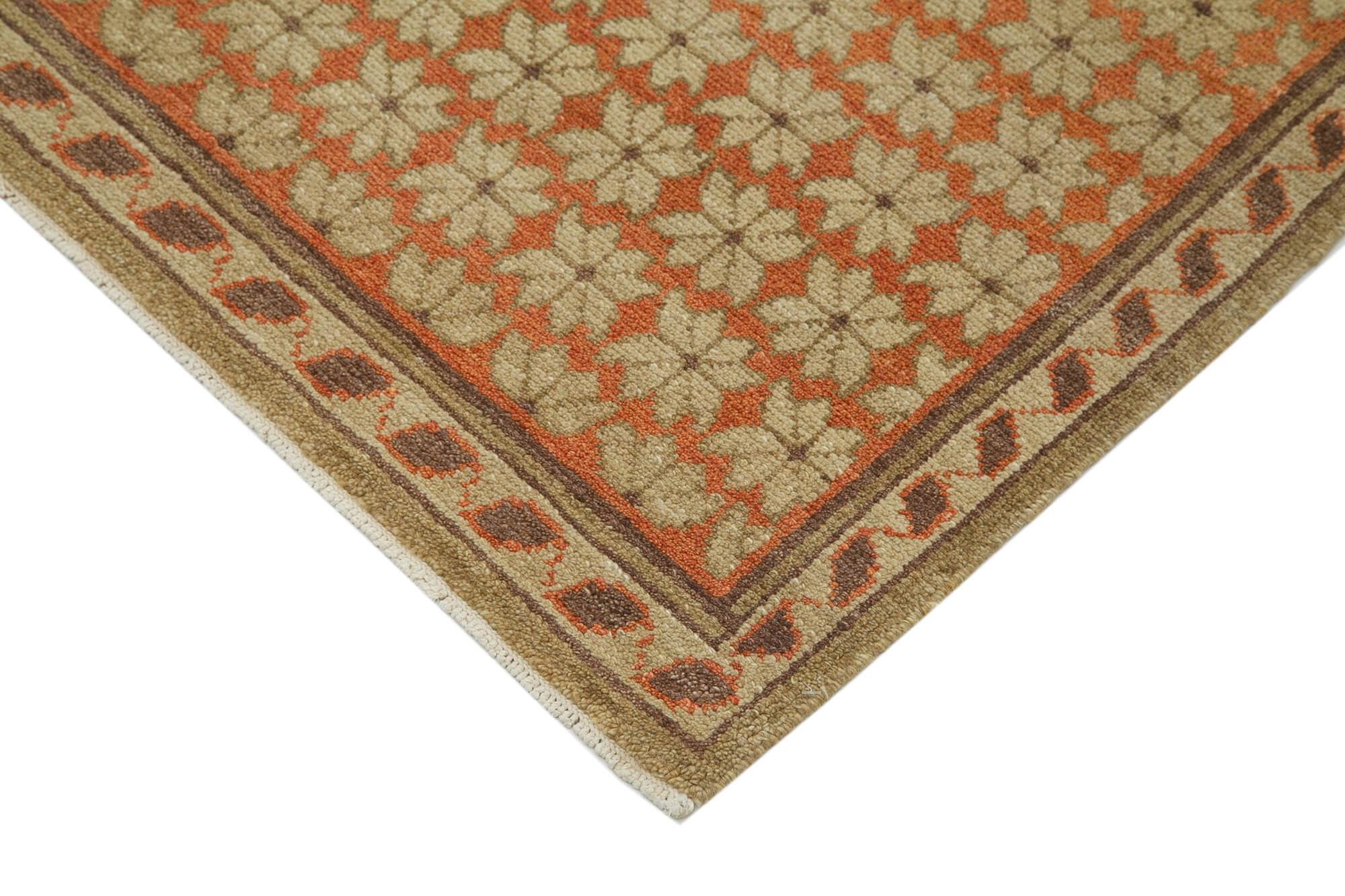 8 x 10 Beige Oushak Rug - 3472