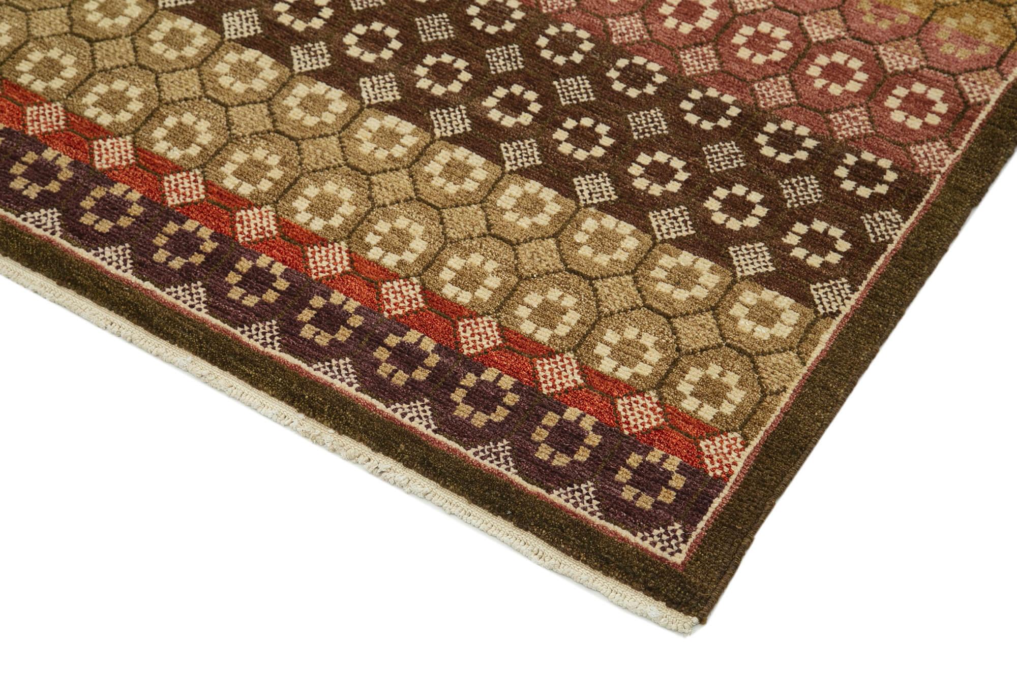 8 x 10 Brown Oushak Rug - 3477