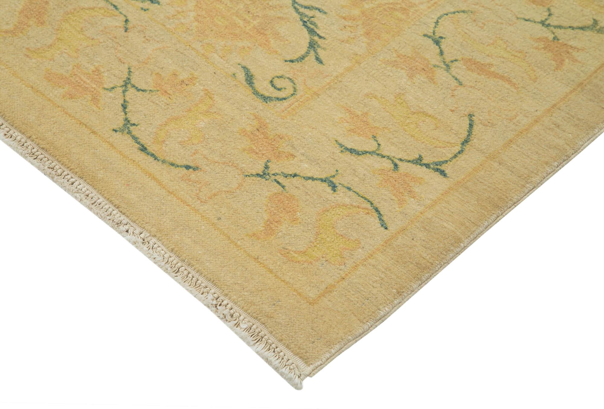 8 x 9 Beige Oushak Rug - 3481