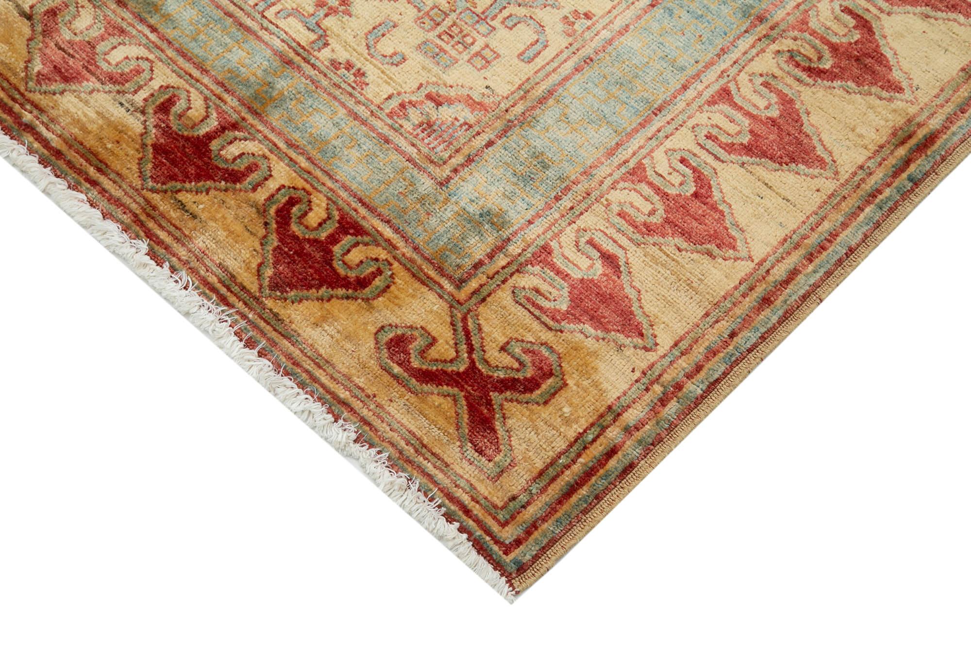 6 x 9 Beige Oushak Rug - 3484