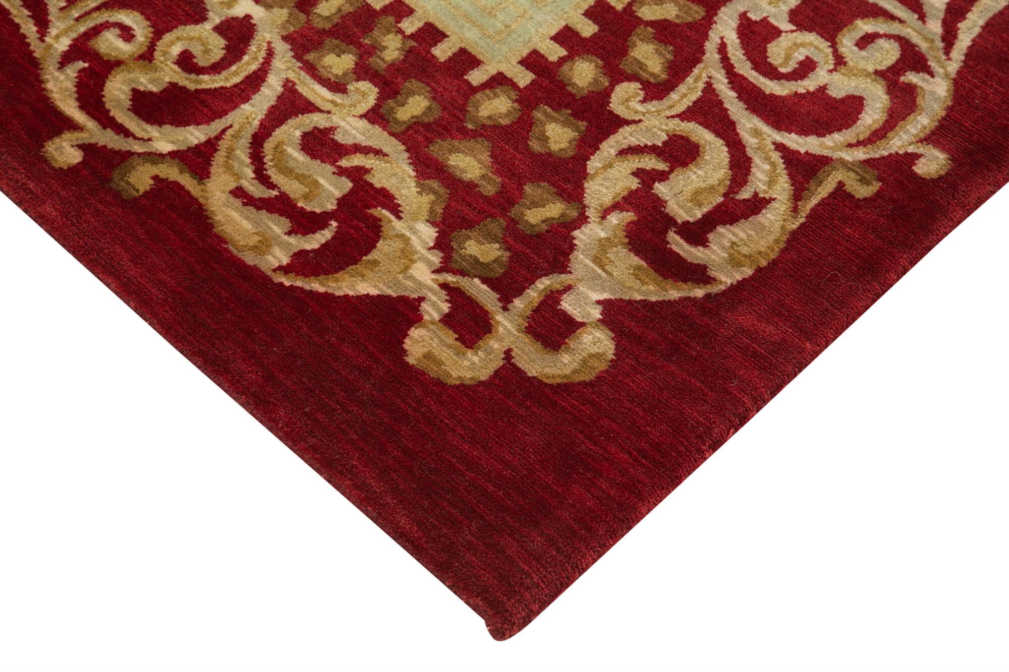 8 x 10 Red Oushak Rug - 3485