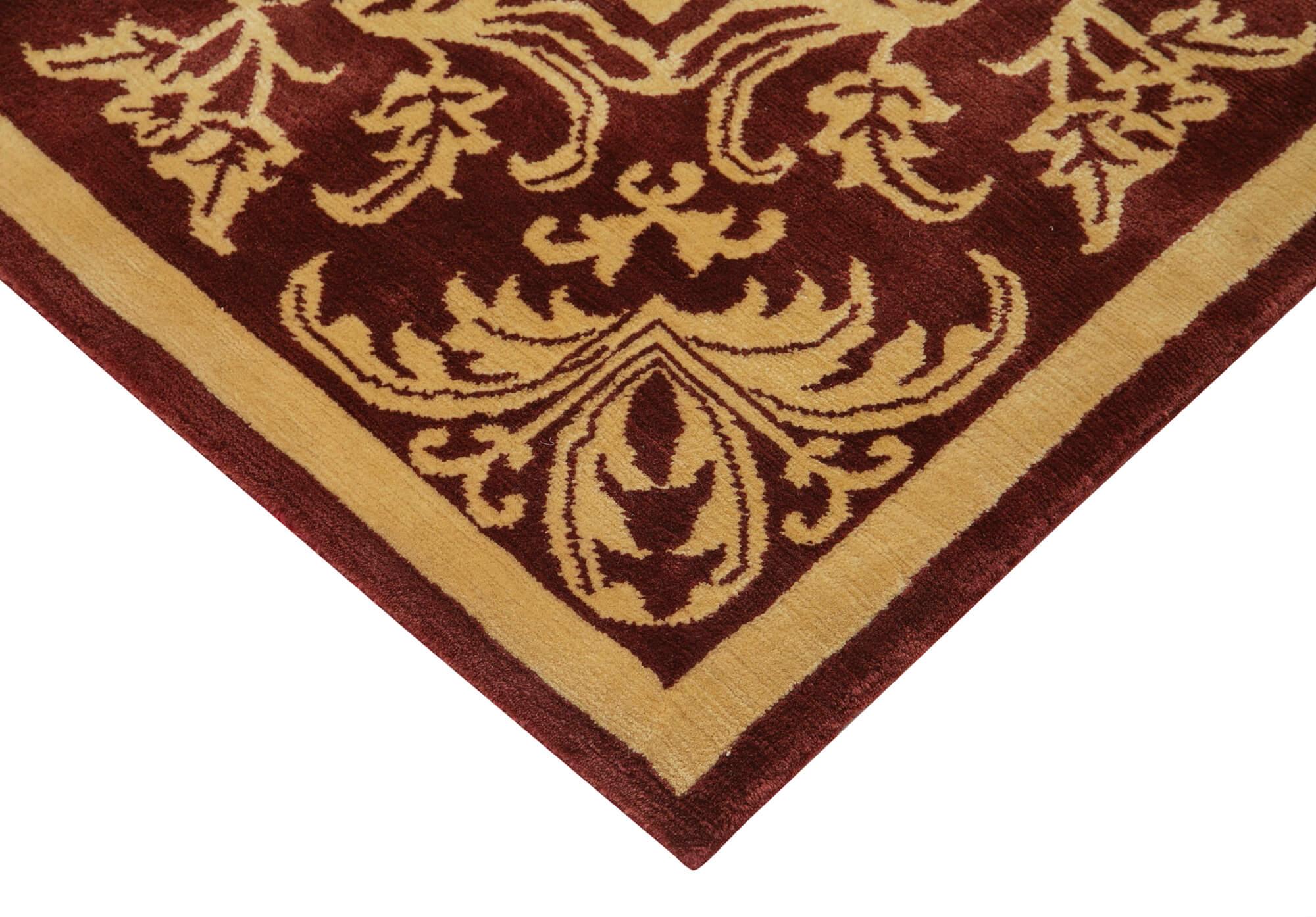 8 x 10 Red Oushak Rug - 3487