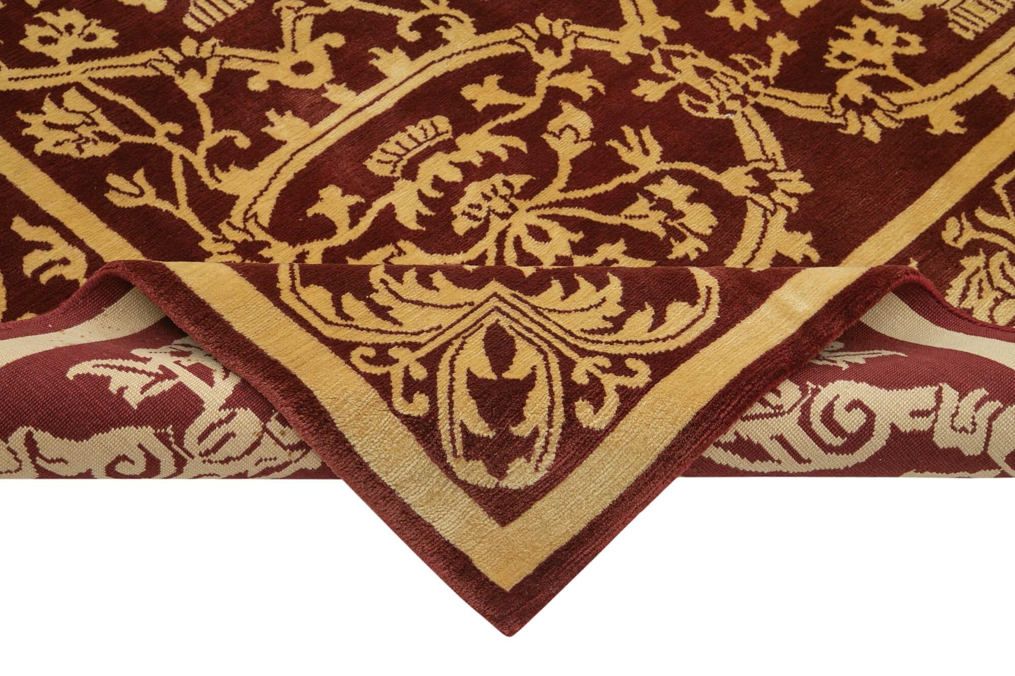 8 x 10 Red Oushak Rug - 3487