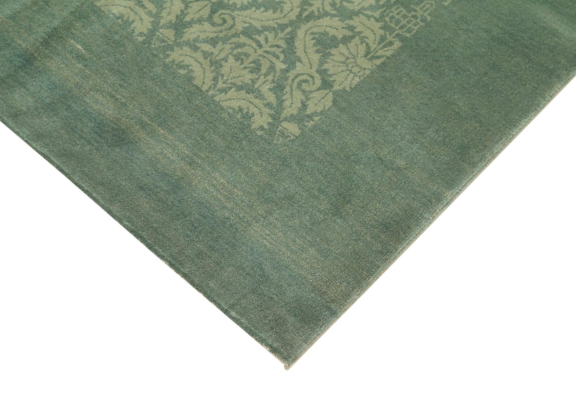 8 x 12 Turquoise Oushak Rug - 3489