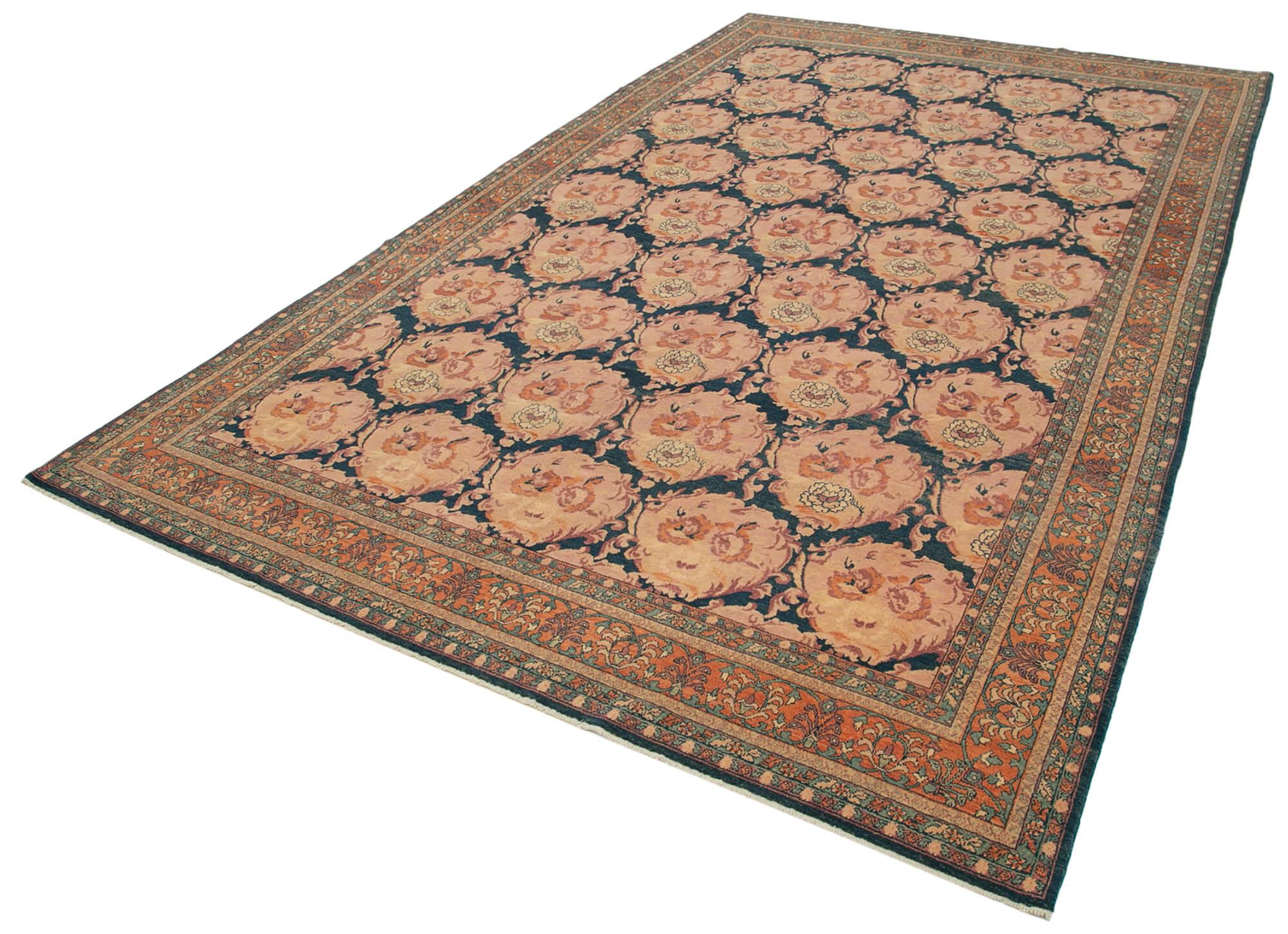 8 x 12 Blue Oushak Rug - 3490