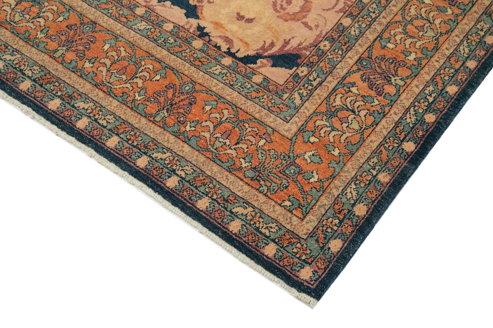 8 x 12 Blue Oushak Rug - 3490