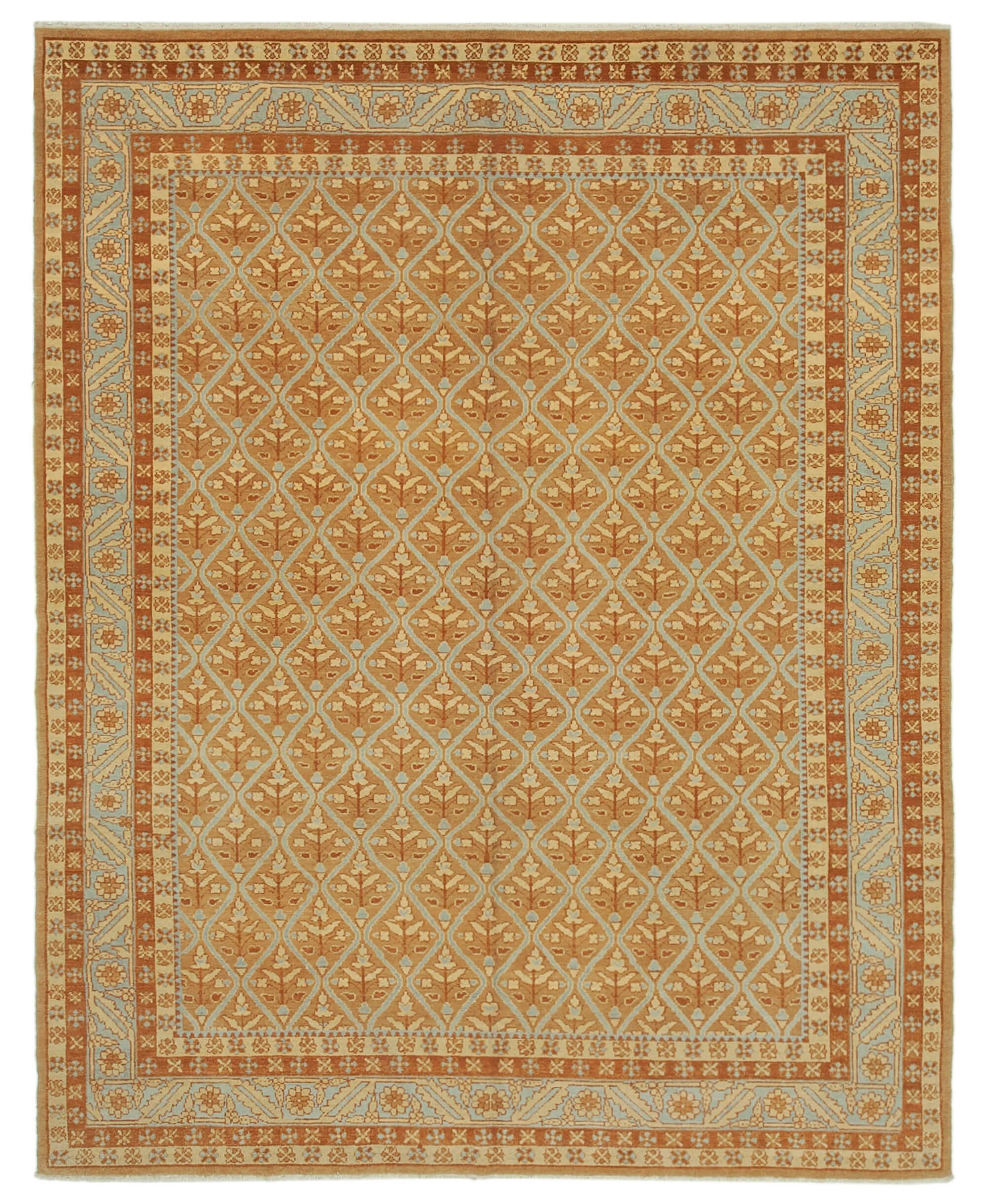 8 x 9 Orange Oushak Rug - 3491