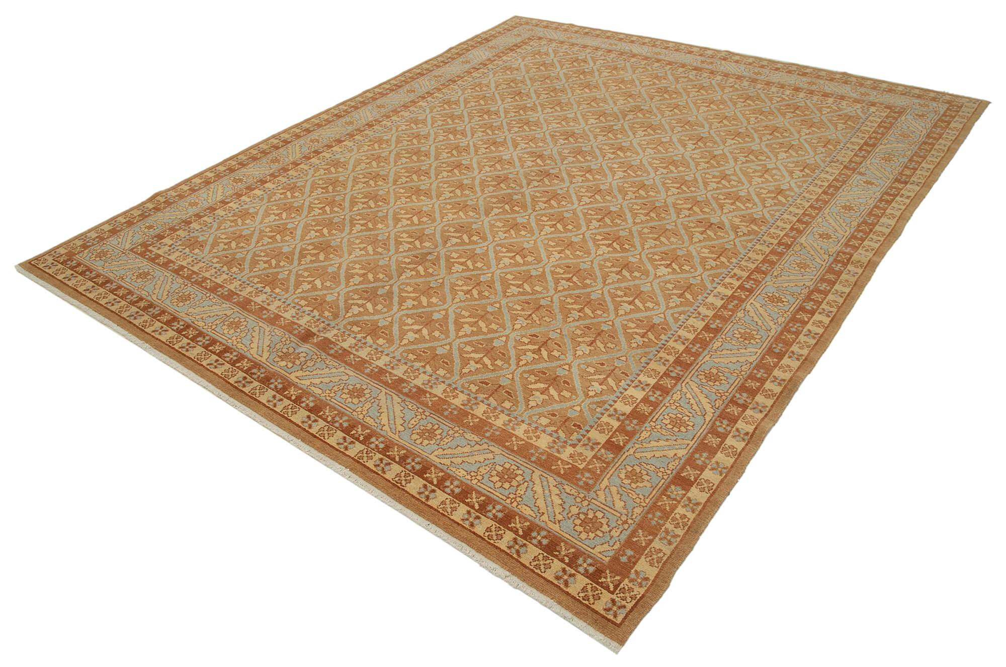 8 x 9 Orange Oushak Rug - 3491