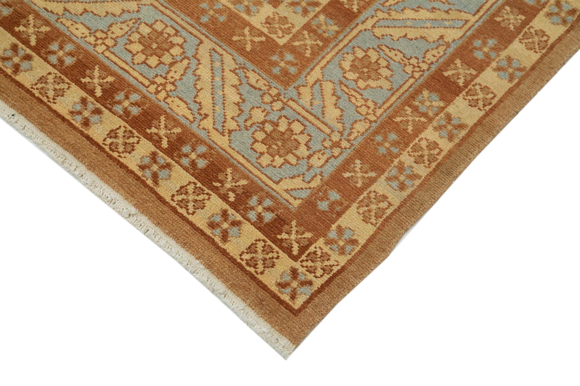 8 x 9 Orange Oushak Rug - 3491