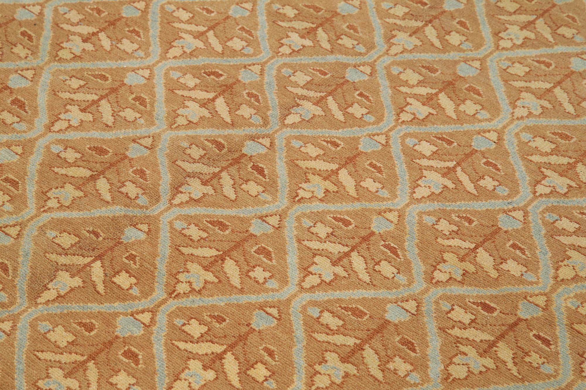 8 x 9 Orange Oushak Rug - 3491