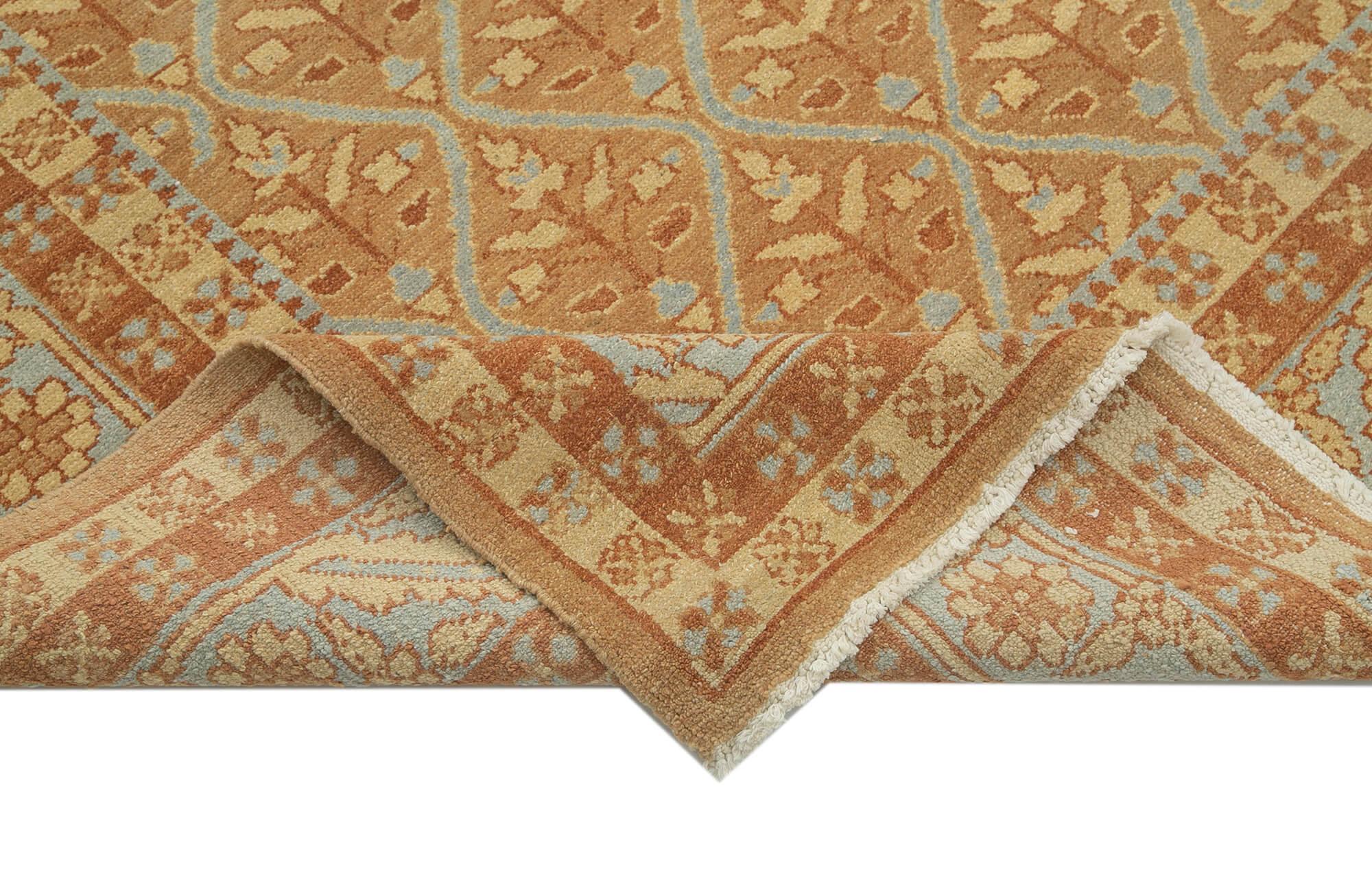 8 x 9 Orange Oushak Rug - 3491