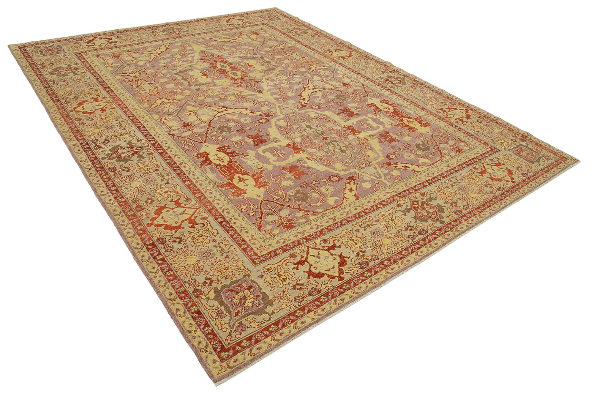 8 x 10 Purple Oushak Rug - 3492