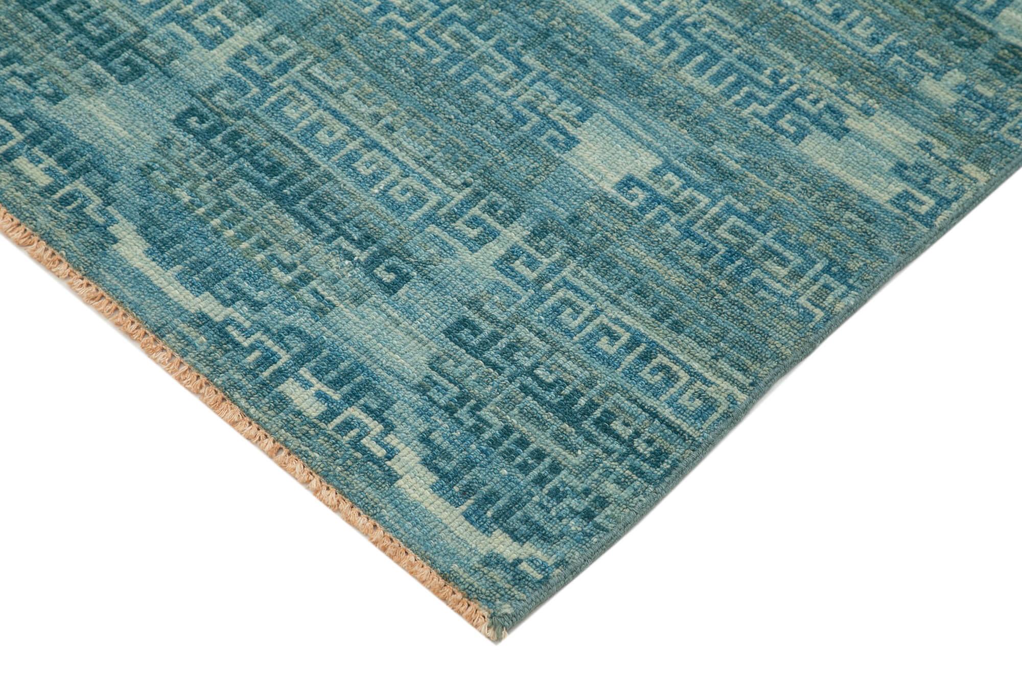 8 x 10 Blue Oushak Rug - 3493