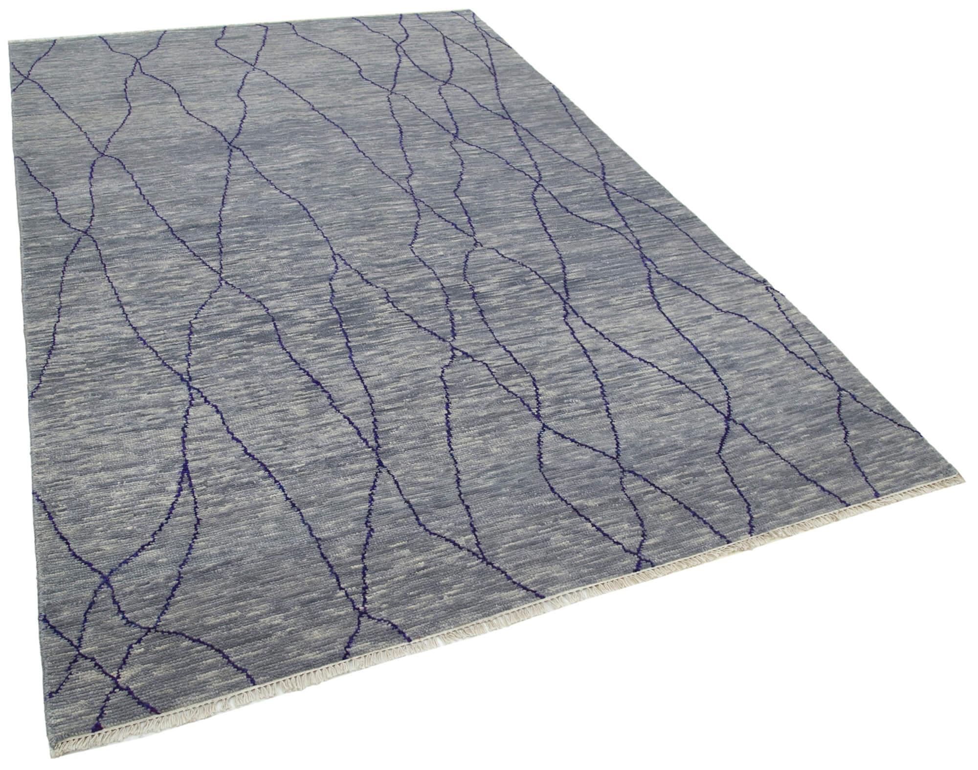 6 x 9 Grey Oushak Rug - 3497