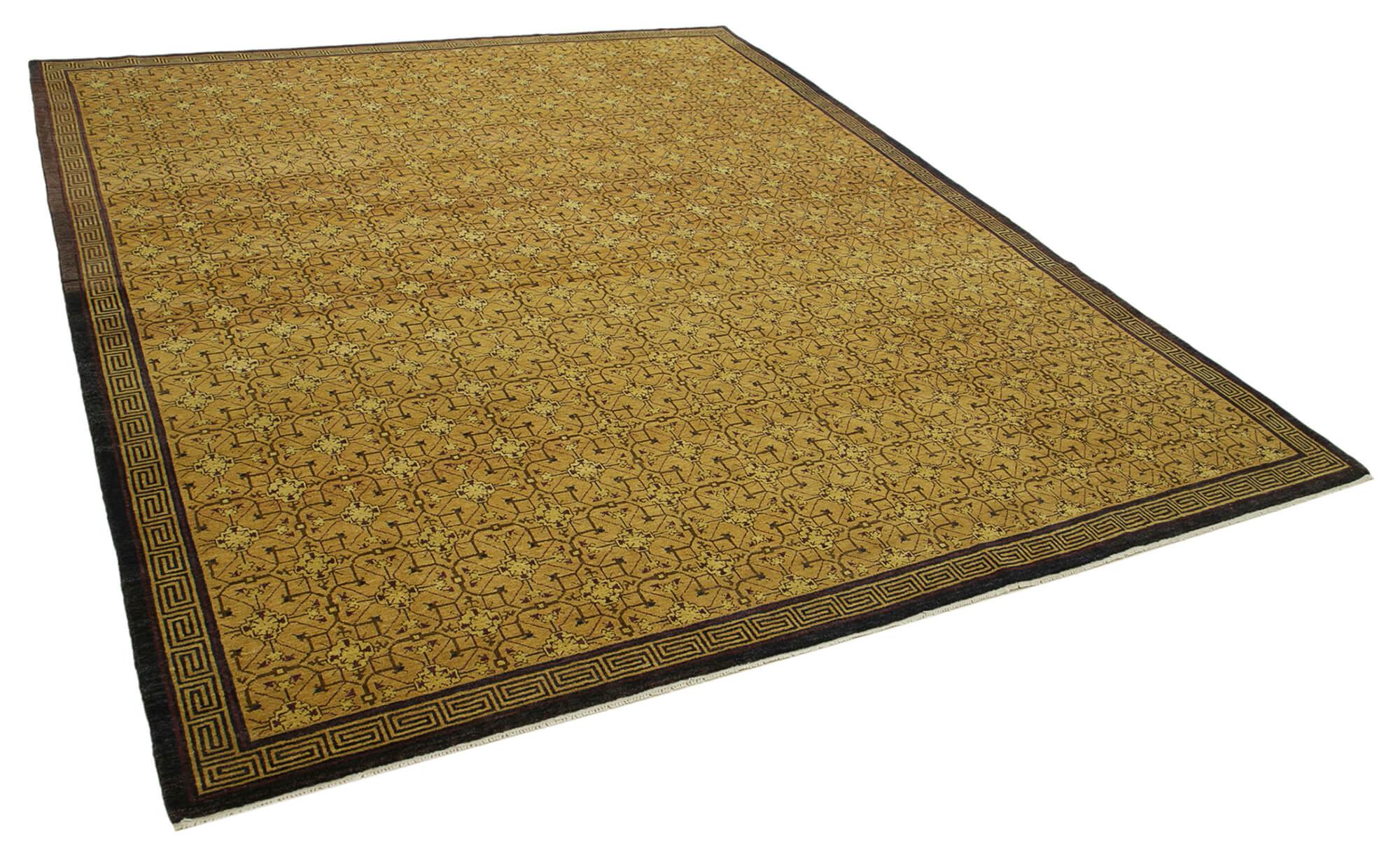 8 x 10 Yellow Oushak Rug - 3505