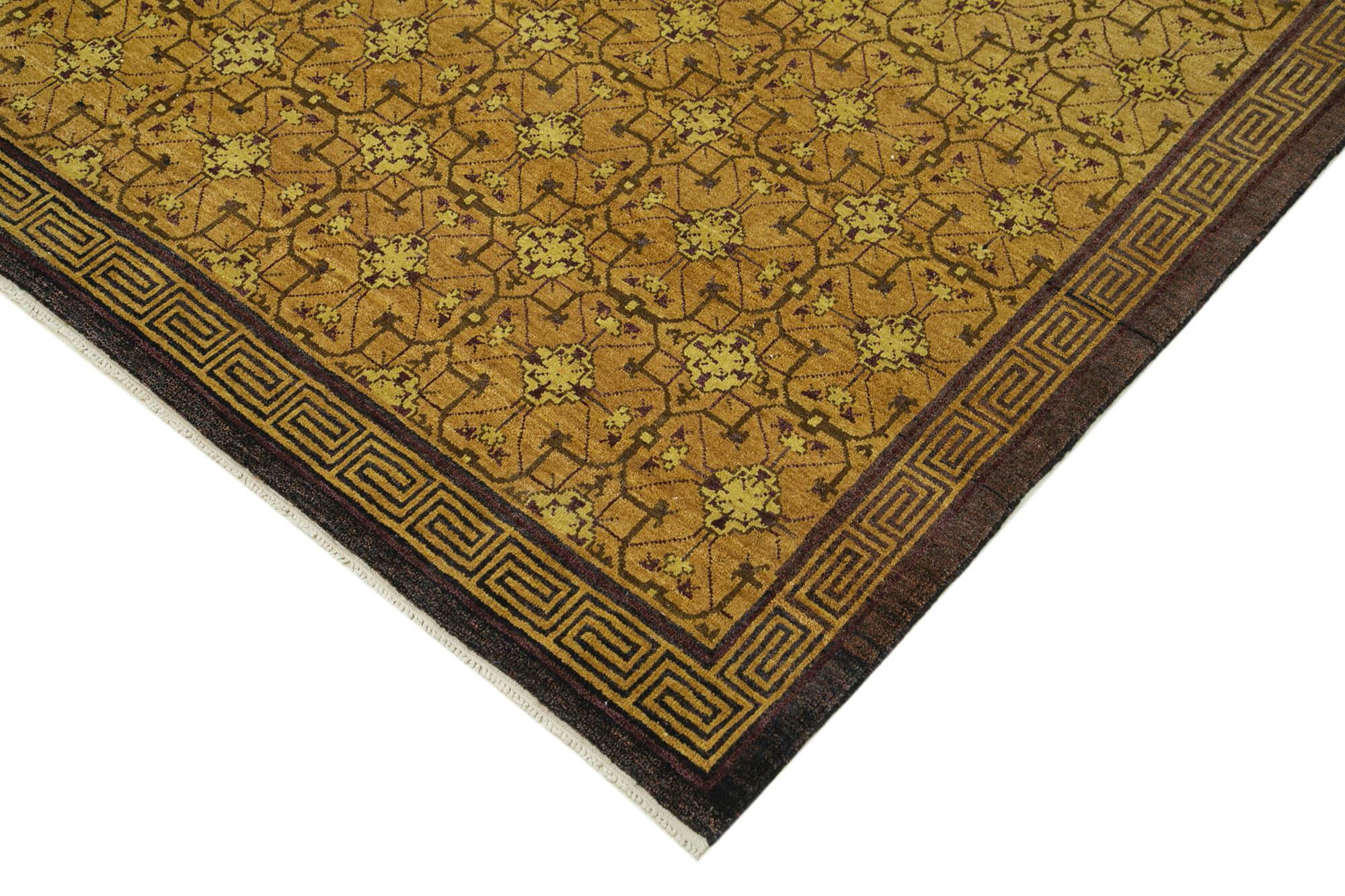 8 x 10 Yellow Oushak Rug - 3505