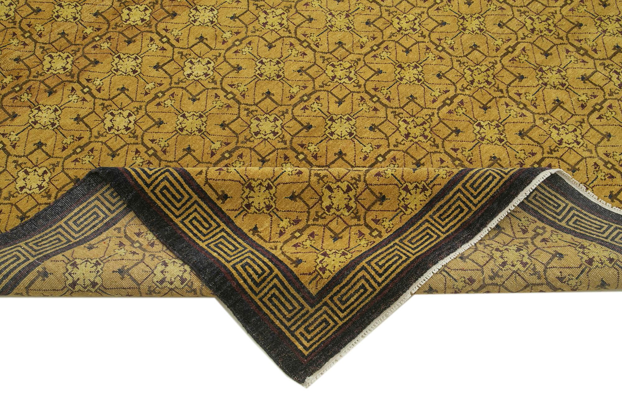 8 x 10 Yellow Oushak Rug - 3505