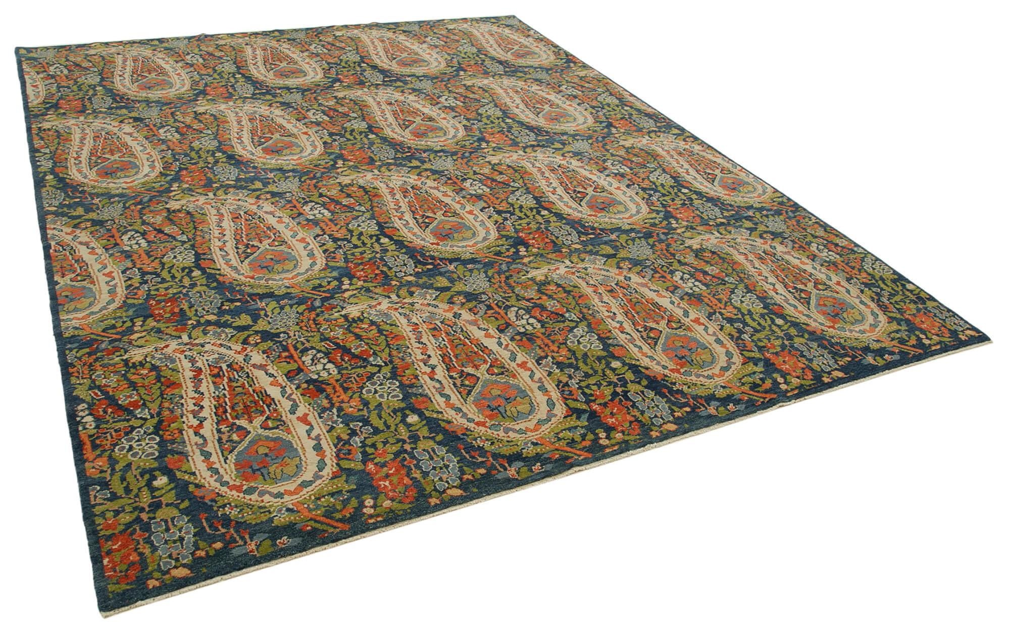 8 x 10 Blue Oushak Rug - 3506