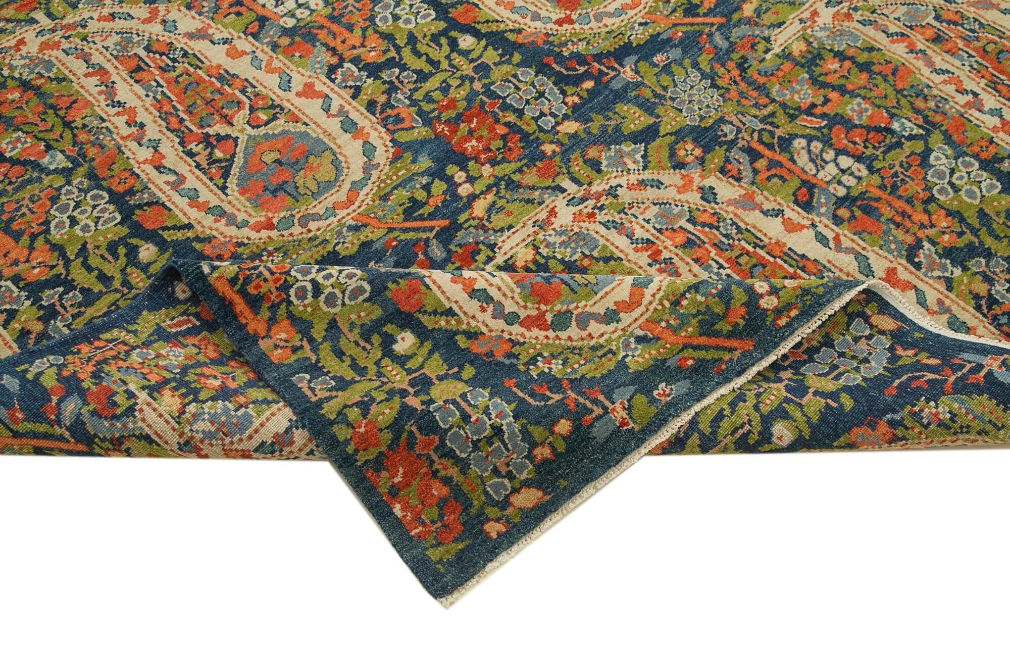 8 x 10 Blue Oushak Rug - 3506