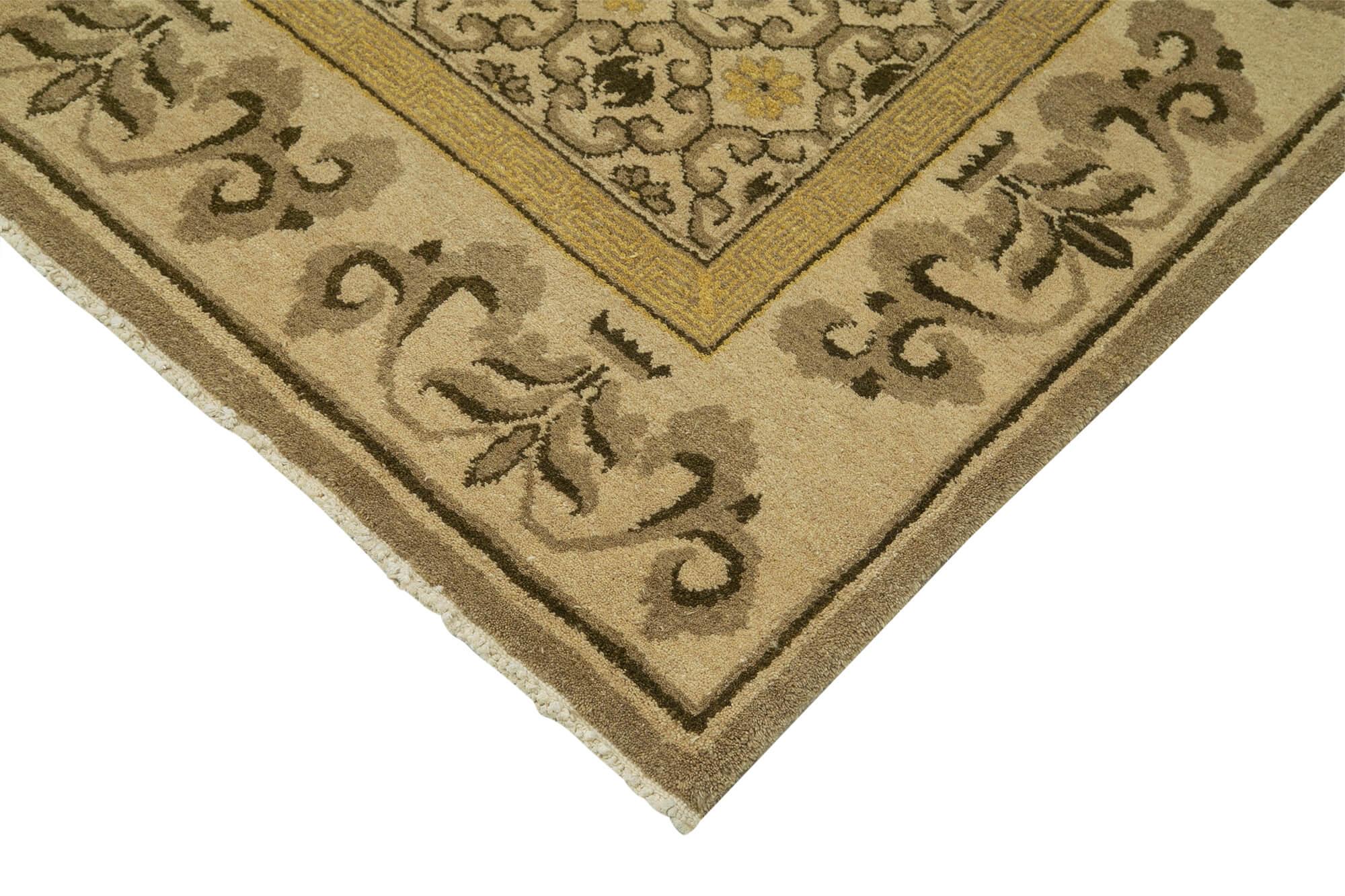 10 x 15 Beige Oushak Rug - 3508