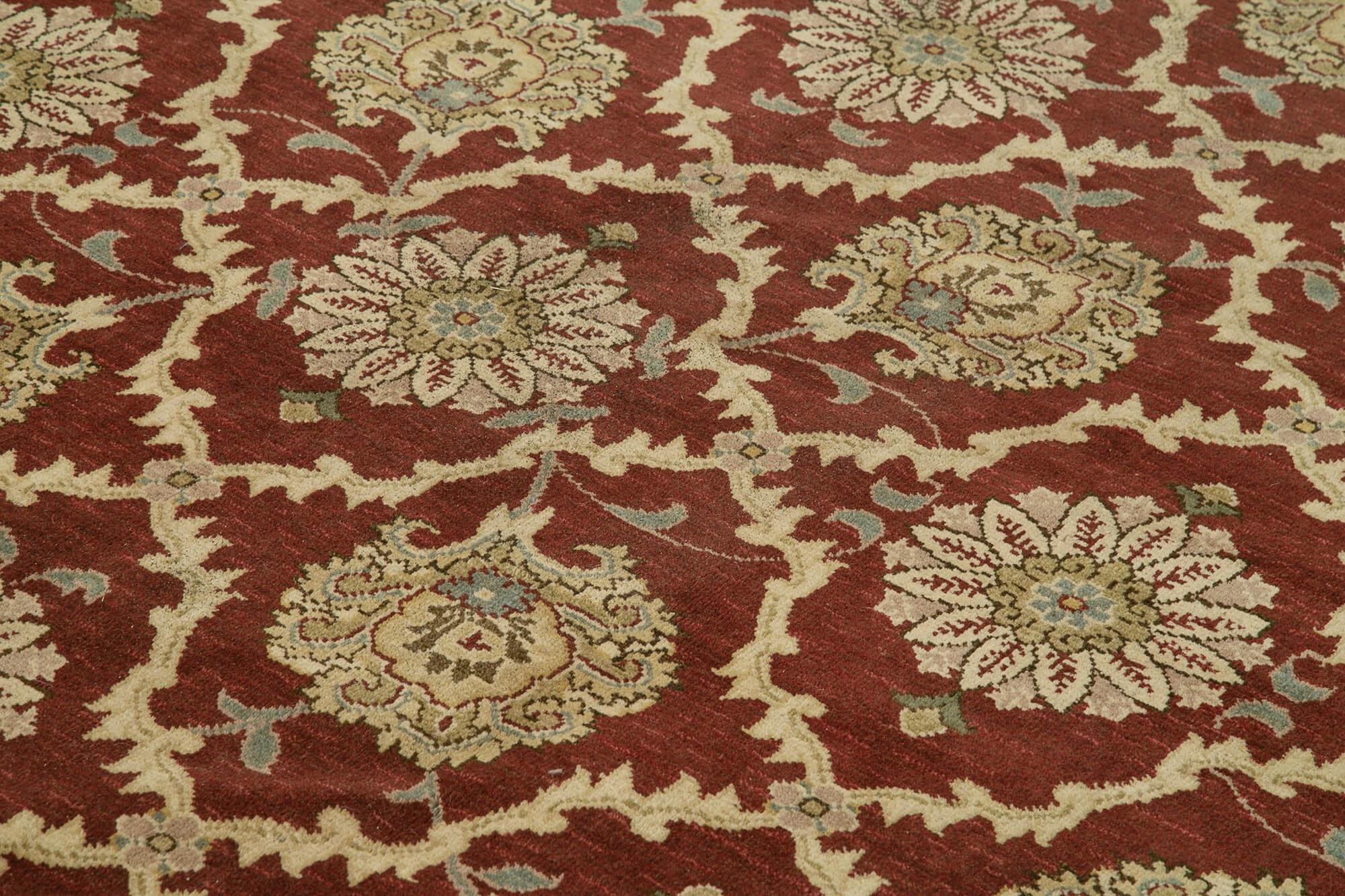 10 x 13 Red Oushak Rug - 3510