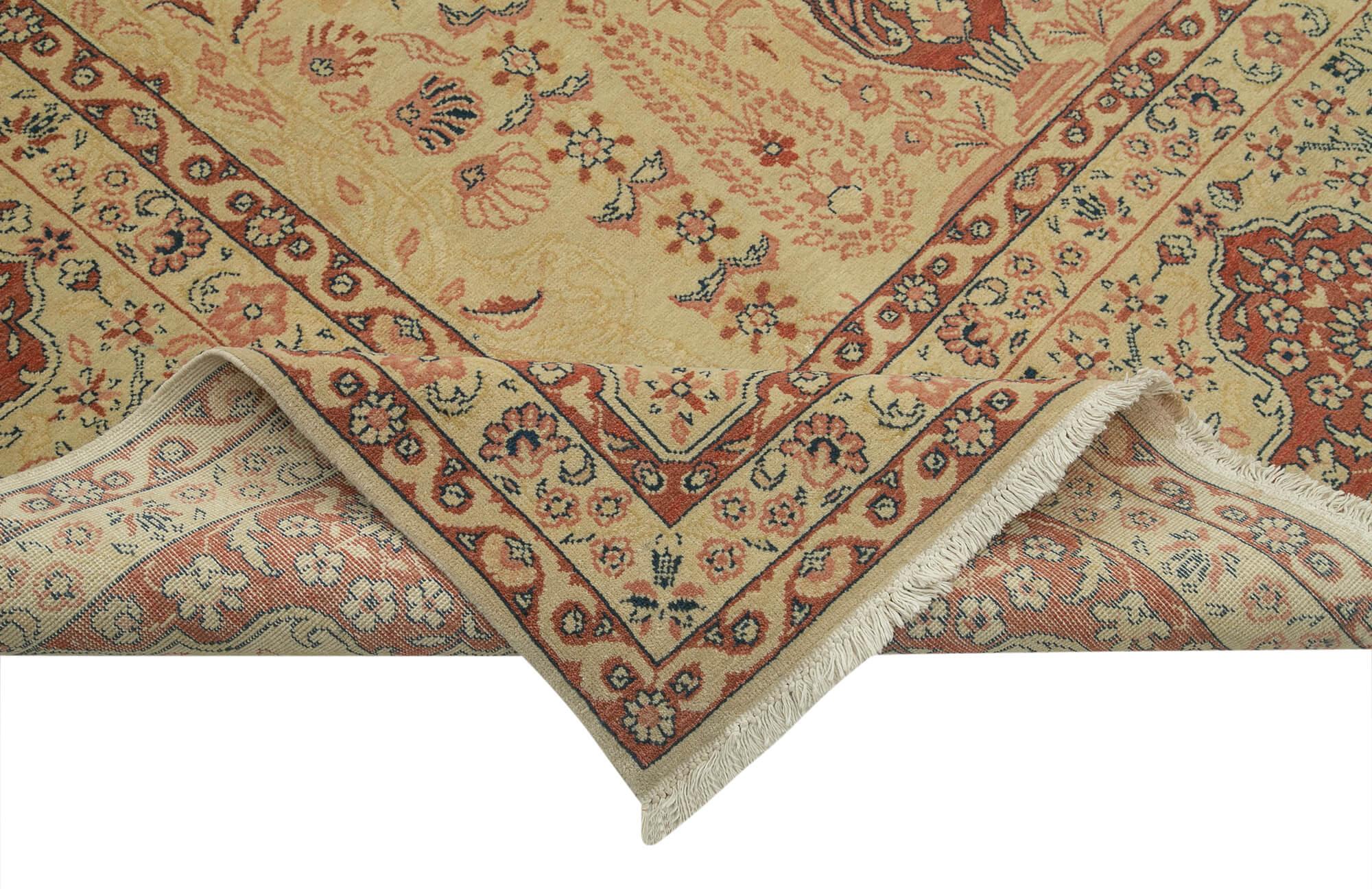 10 x 14 Beige Oushak Rug - 3511